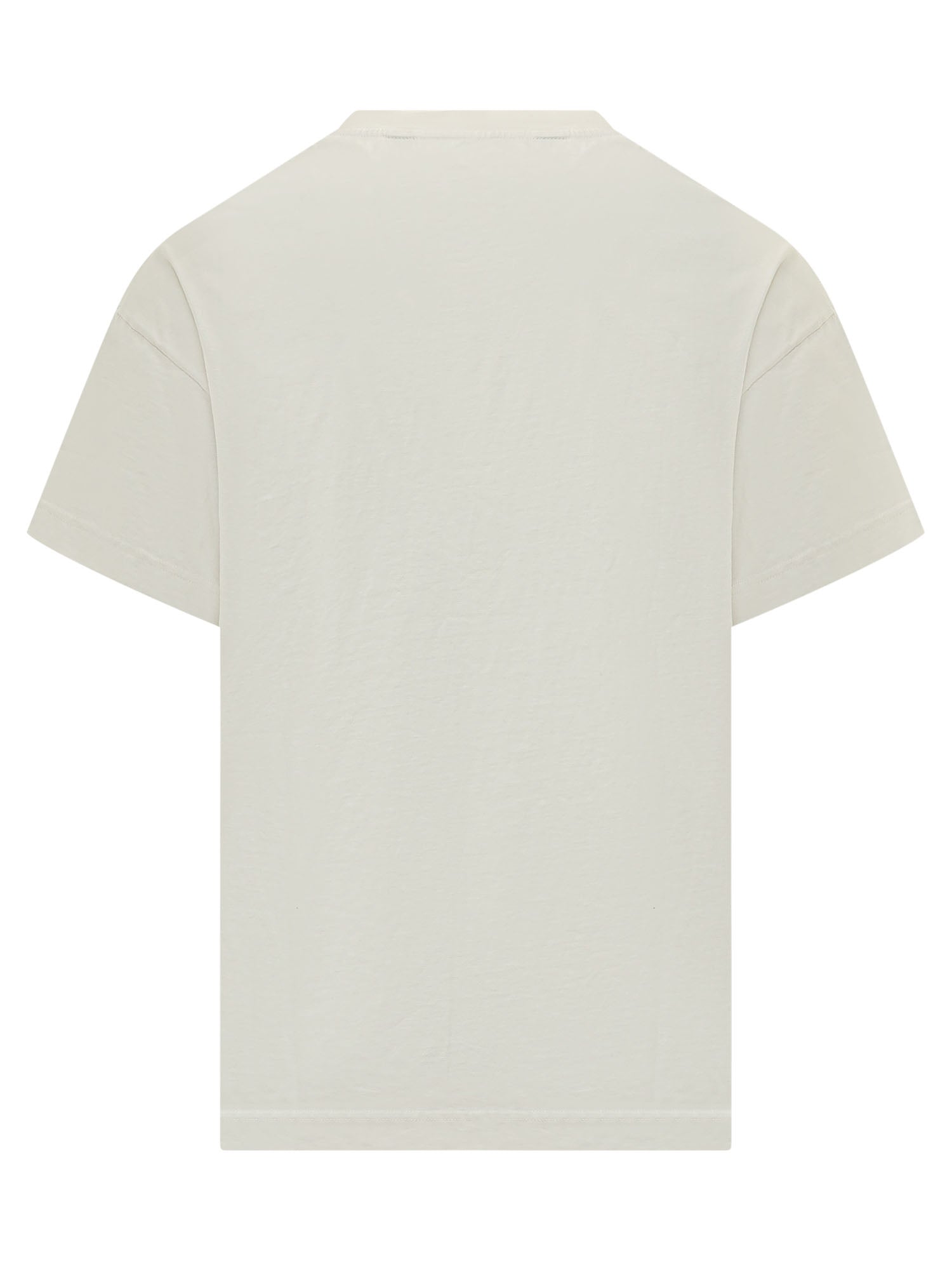 Оригінальна Crewneck T-Shirt With Graphic Print Palm angels – вид ззаду
