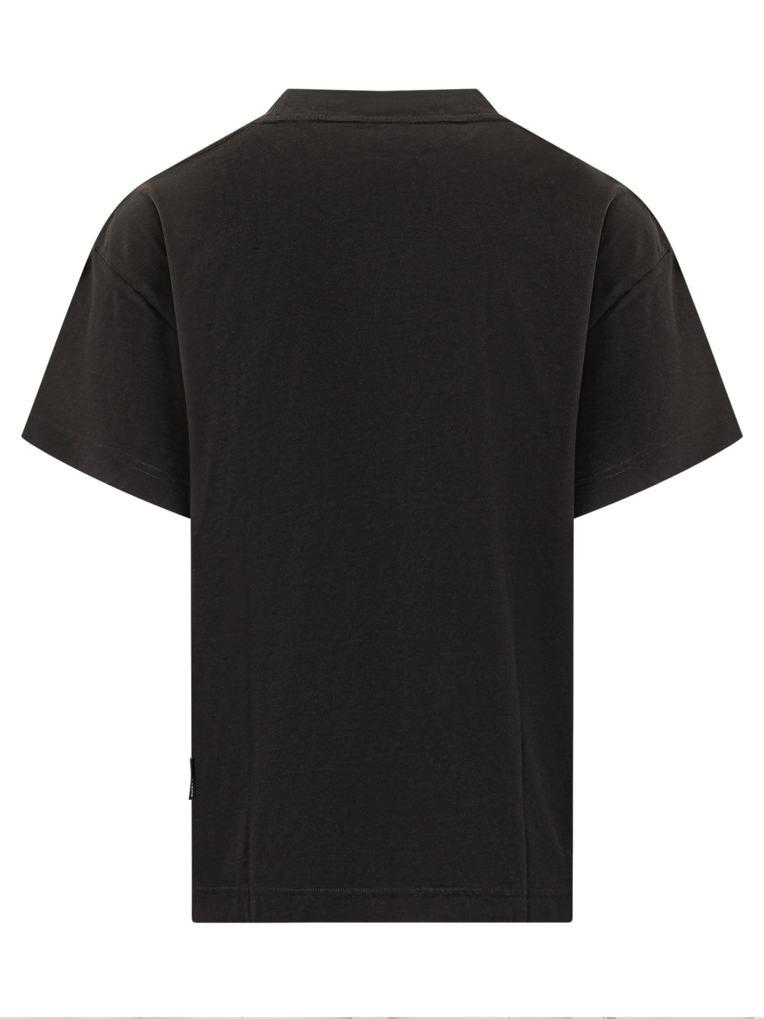 Оригінальна Crewneck T-Shirt With Graphic Print Palm angels – вид ззаду