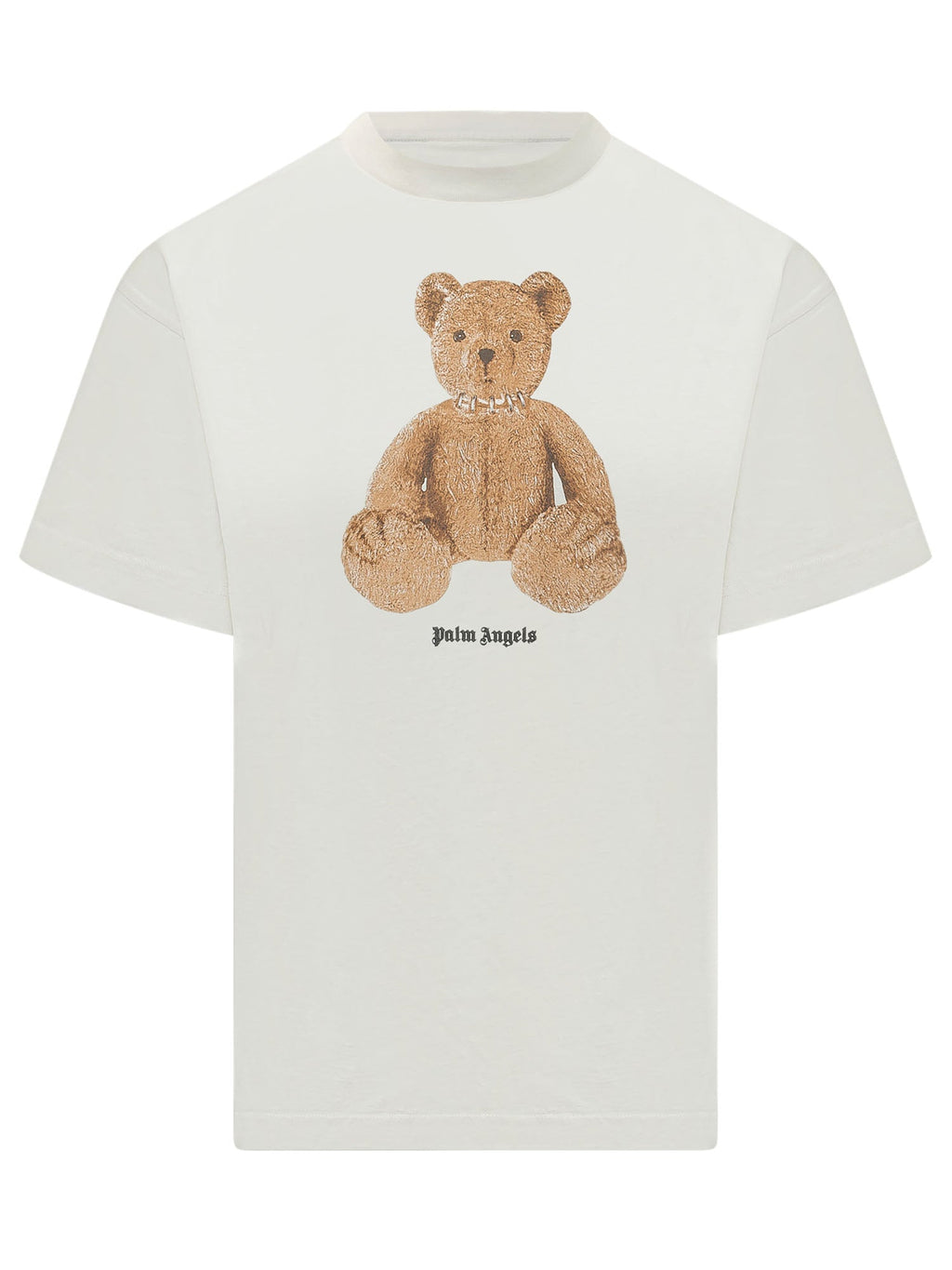 T-Shirt With Bear Print And Front Logo Palm angels оригінал – Купити в Україні – боковий вид