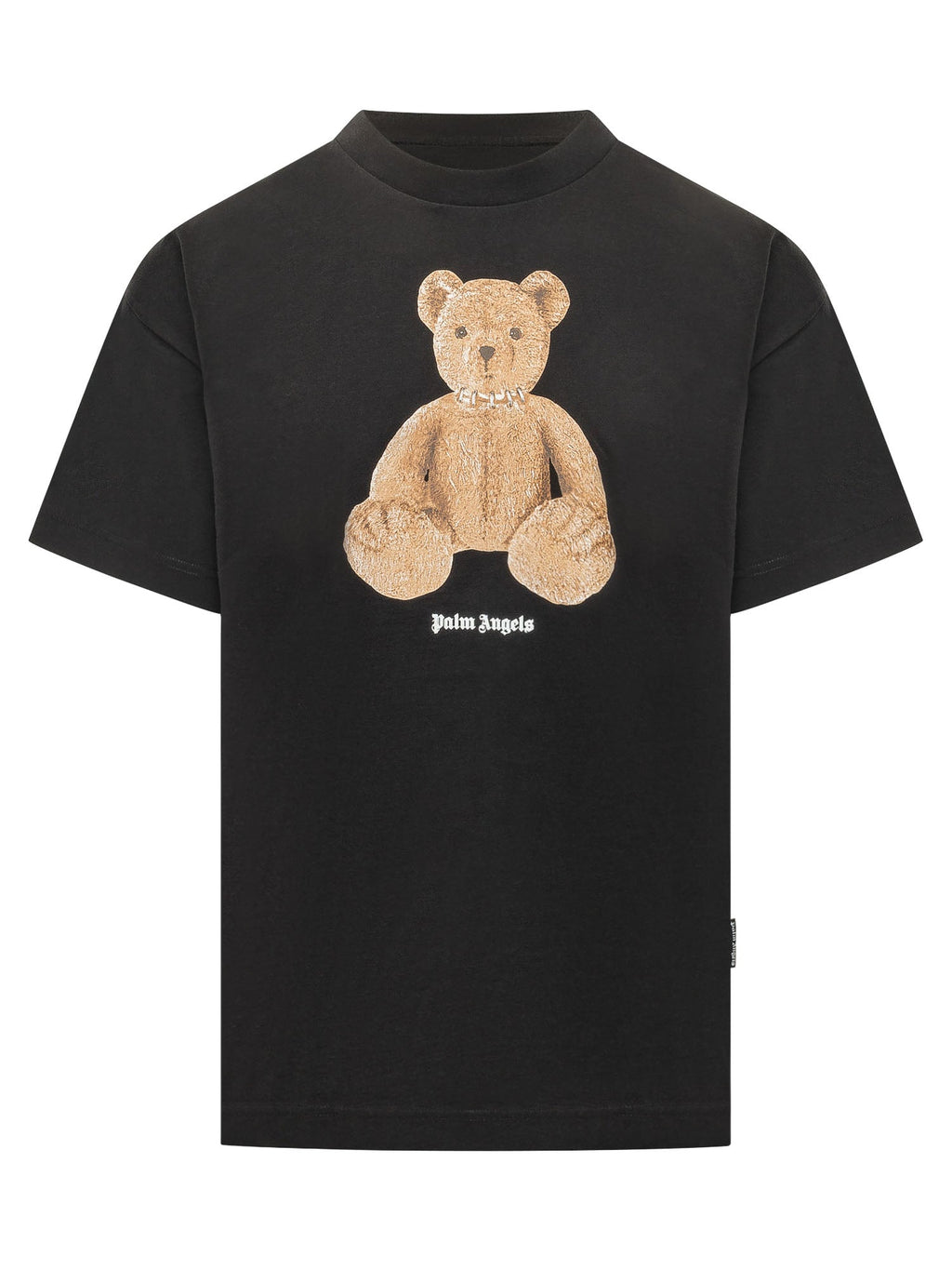 T-Shirt With Bear Print And Front Logo Palm angels оригінал – Купити в Україні – боковий вид
