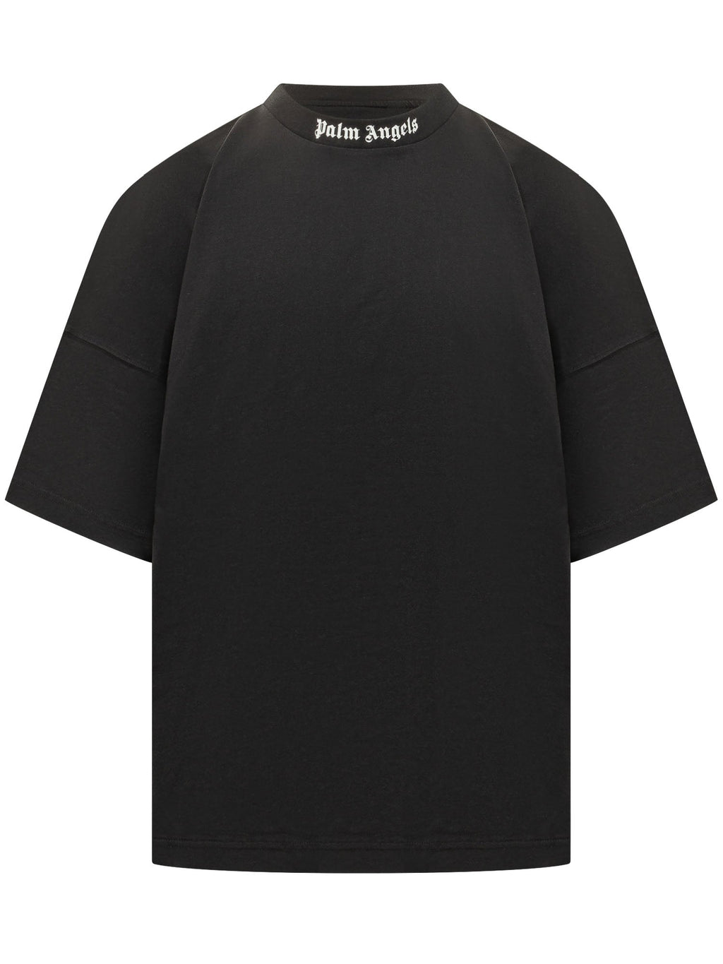 Оригінальна T-Shirt With Neck Logo Palm angels – боковий вид