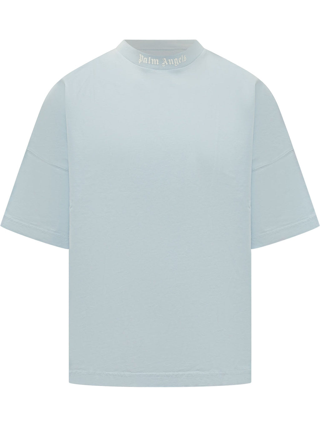 Оригінальна T-Shirt With Neck Logo Palm angels – боковий вид