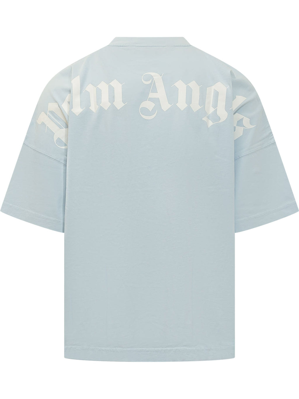 Оригінальна T-Shirt With Neck Logo Palm angels – вид ззаду