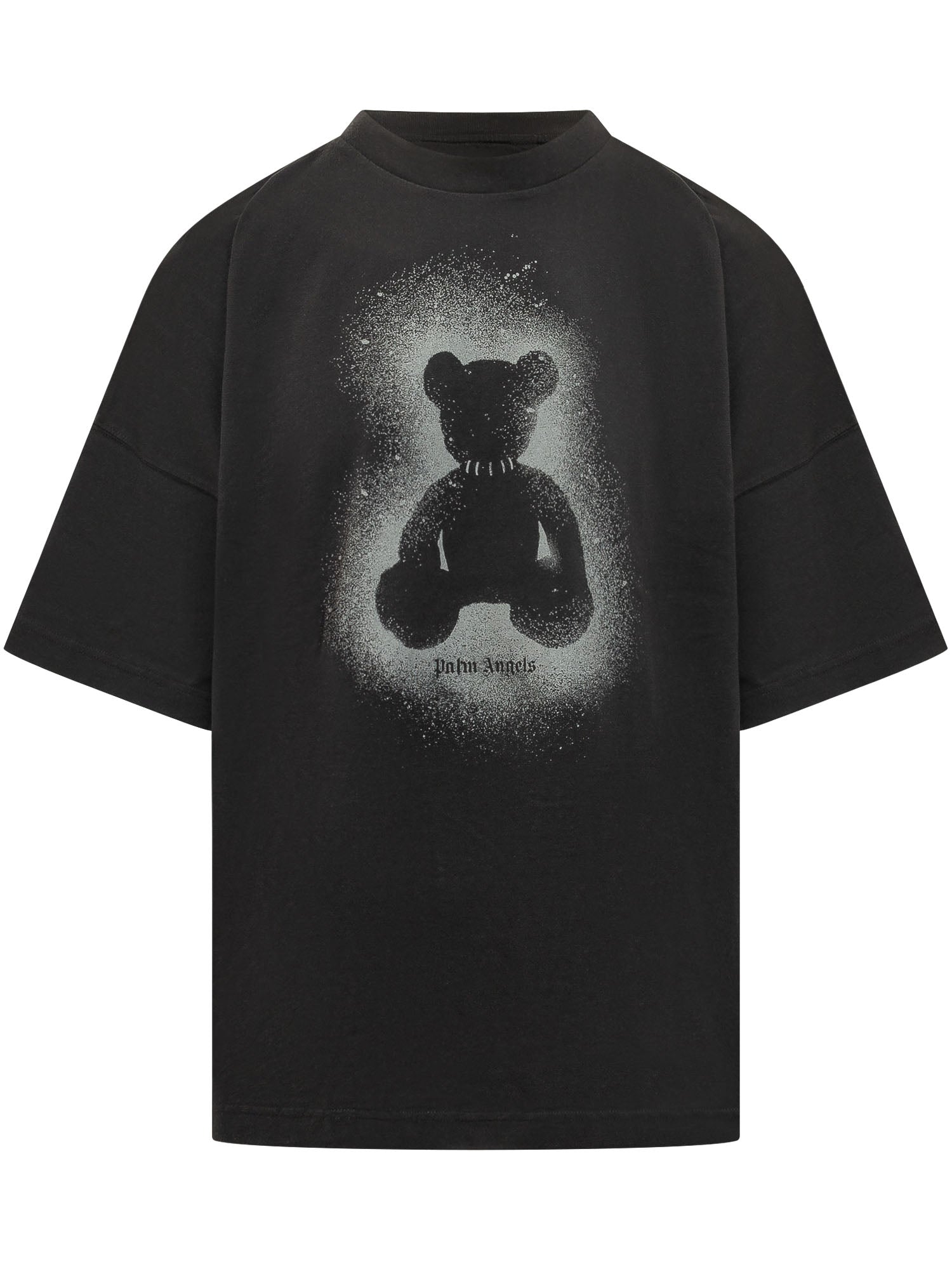 Оригінальна T-Shirt With Spray Effect Bear Print Palm angels – боковий вид