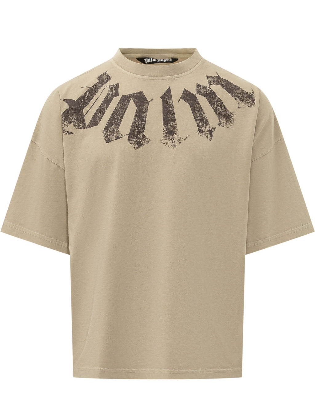 Оригінальна T-Shirt Crewneck With Logo Print Palm angels – боковий вид
