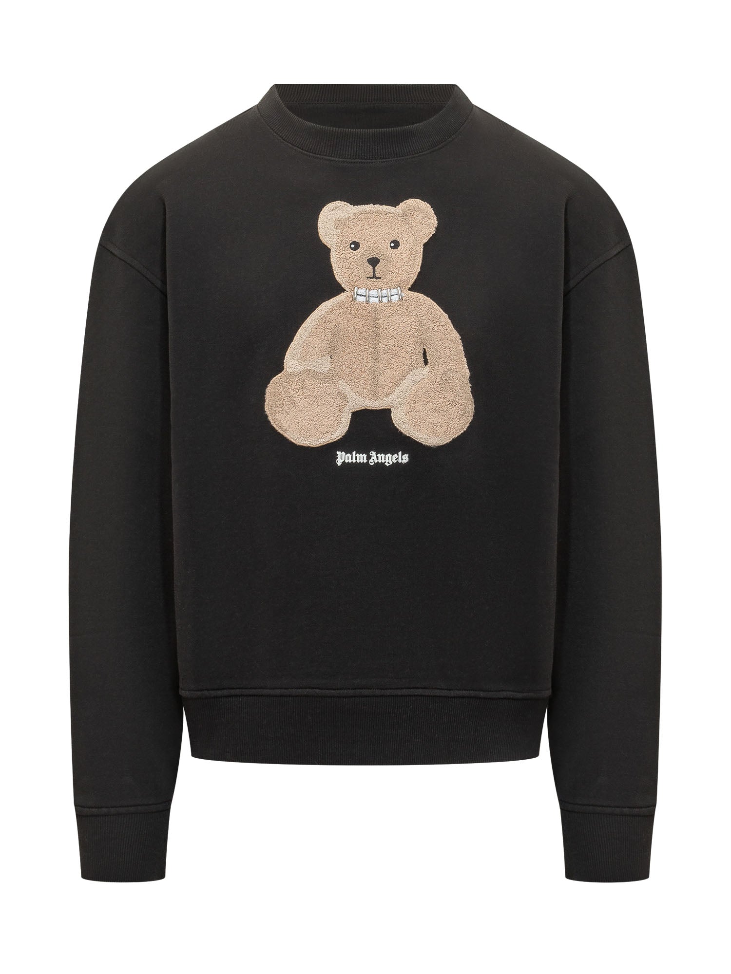 Оригінальна Crew Neck Sweatshirt With Bear Print Palm angels – боковий вид
