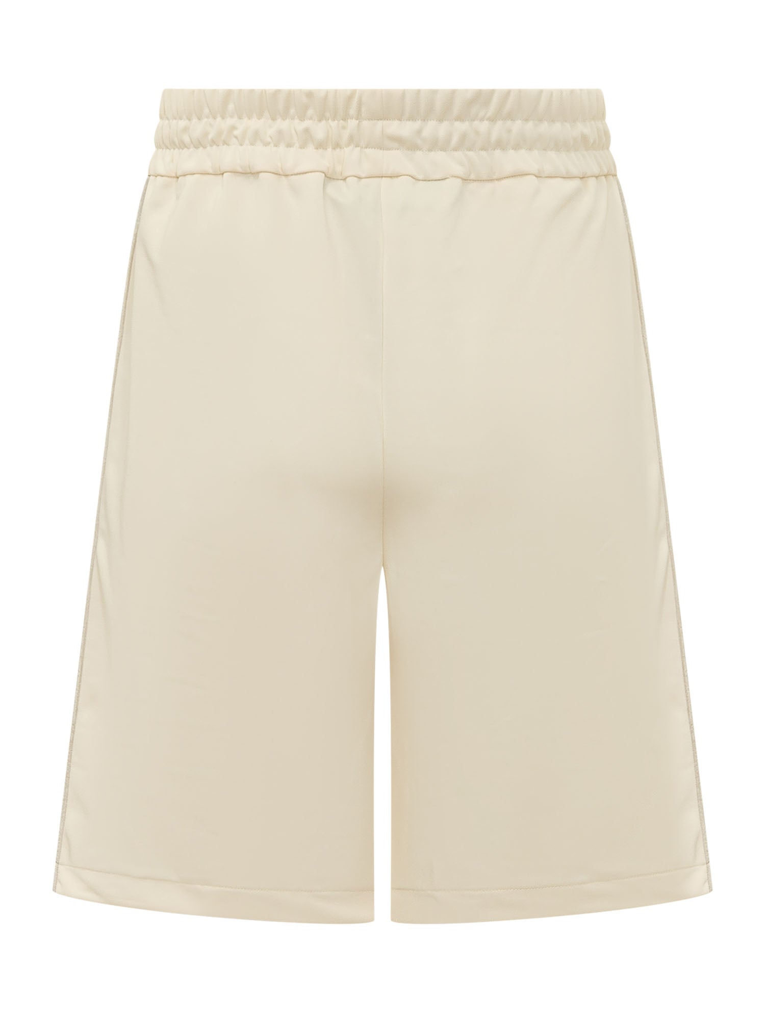 Elasticated Waist Bermuda Shorts With Side Stripes Palm angels оригінал – Купити в Україні – вид ззаду