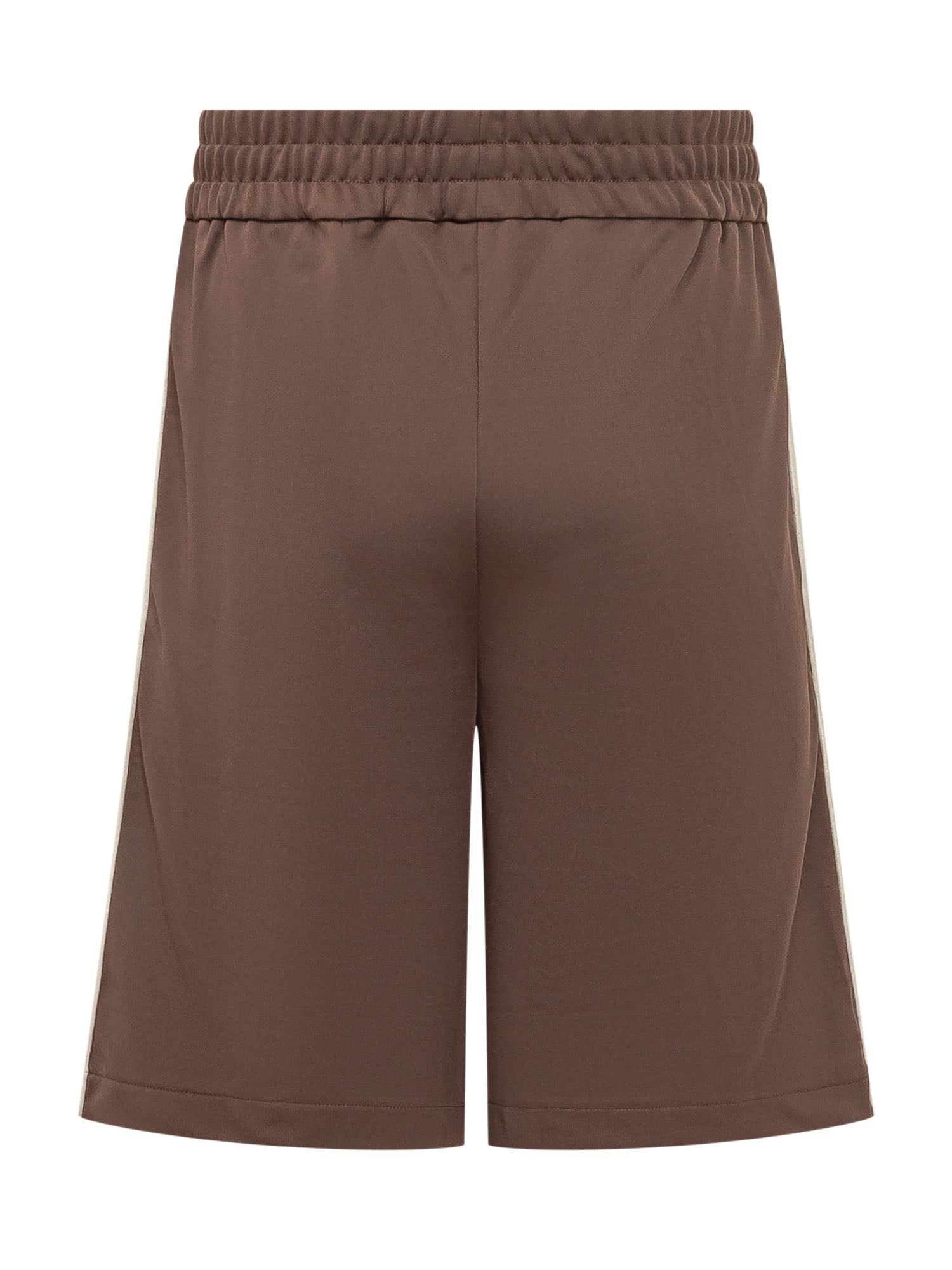 Elasticated Waist Bermuda Shorts With Side Stripes Palm angels оригінал – Купити в Україні – вид ззаду