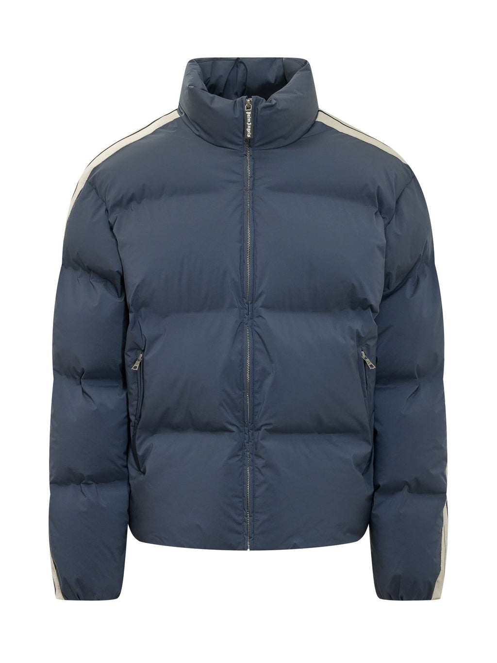 Down Jacket High Neck Zip With Logo Palm angels – Гарантія оригінальності – боковий вид