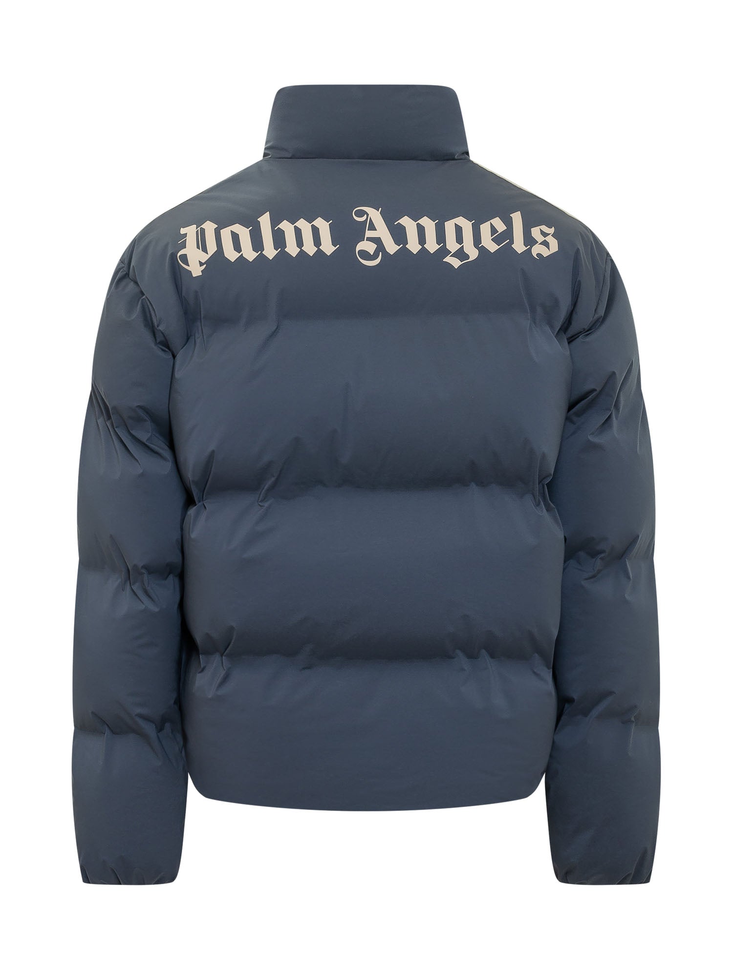 Down Jacket High Neck Zip With Logo Palm angels – Гарантія оригінальності – вид ззаду