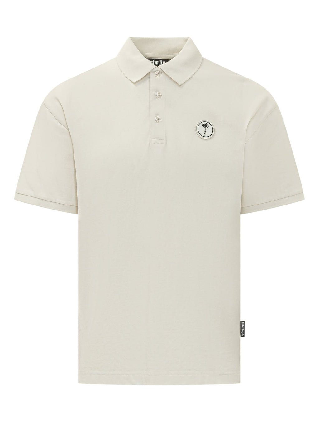Short Sleeve Polo With Collar And Applied Logo Palm angels – Гарантія оригінальності – боковий вид