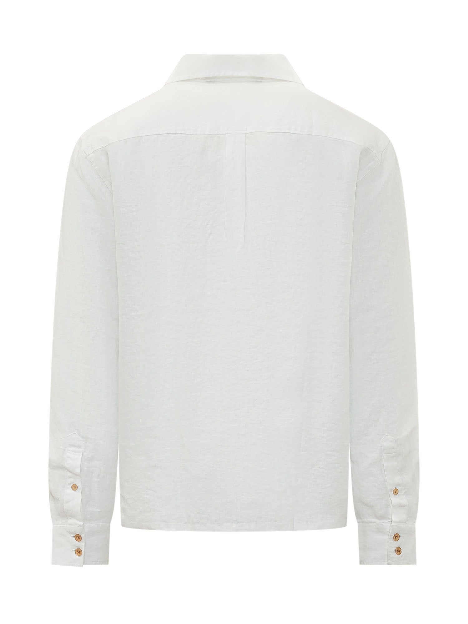 Long Sleeve Shirt With Collar And Pockets With Logo Palm angels – Гарантія оригінальності – вид ззаду