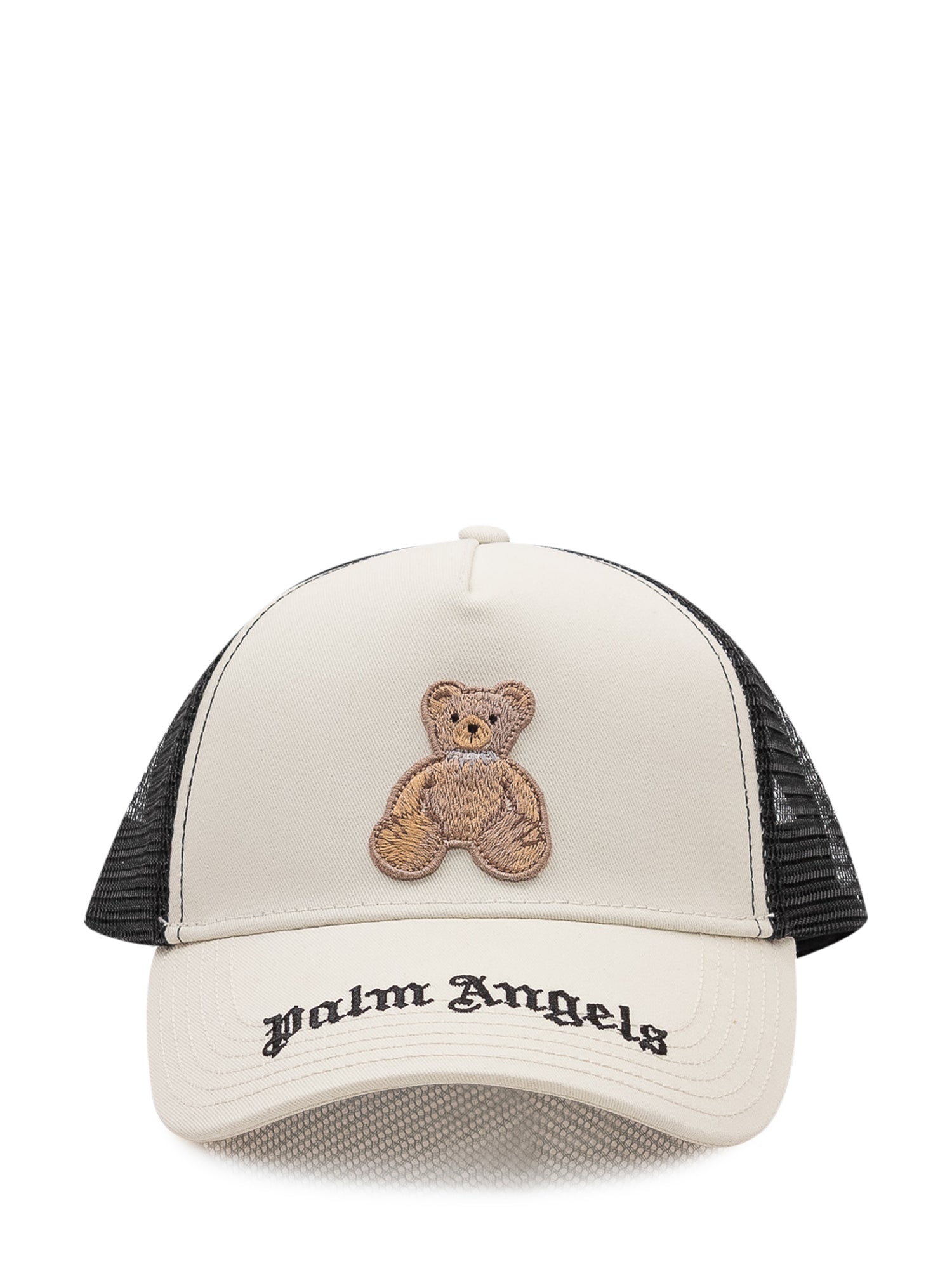 Baseball Cap With Visor And Embroidered Bear Patch Palm angels – Гарантія оригінальності – боковий вид