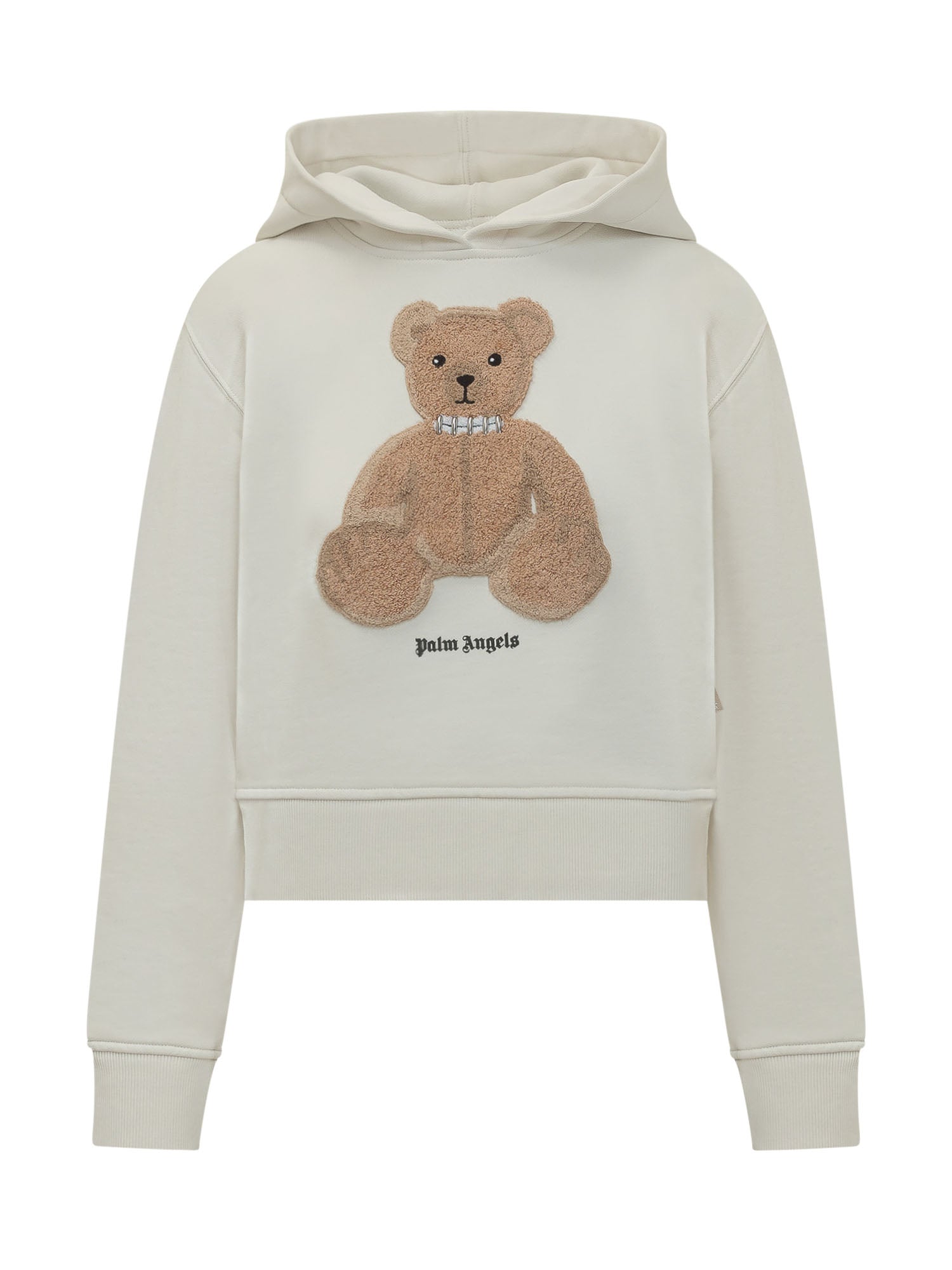 Fitted Hoodie With Bear Print Palm angels – Гарантія оригінальності – боковий вид