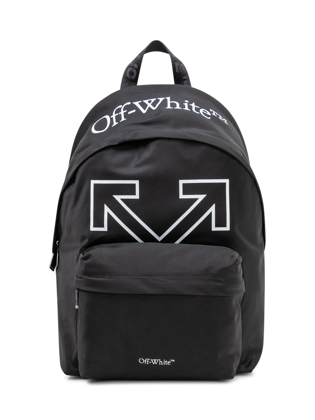 Heritage Backpack With Front Pocket And Logo Print Off-white – Гарантія оригінальності – боковий вид