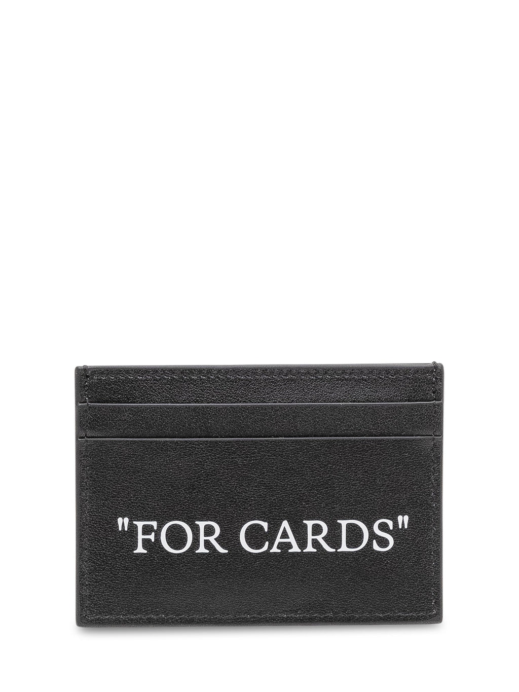 Card Holder With Print Off-white оригінал – Купити в Україні – боковий вид
