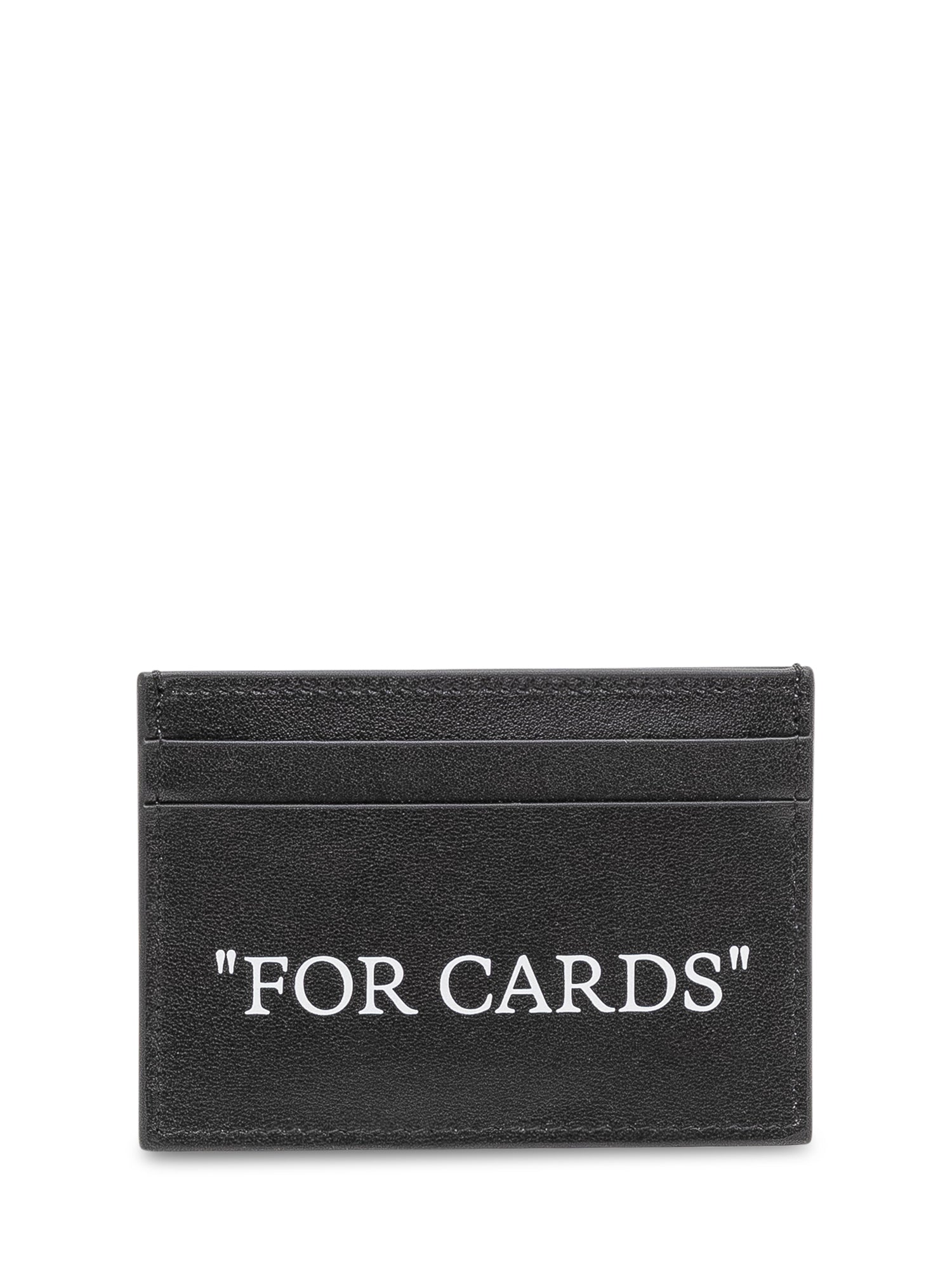 Card Holder With Print Off-white оригінал – Купити в Україні – боковий вид