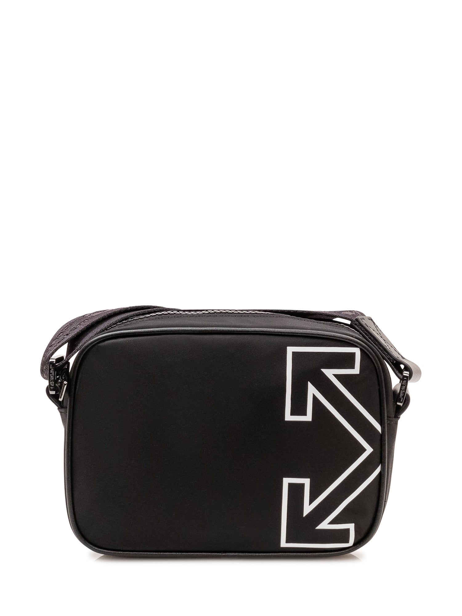 Camera Crossbody Bag With Zip And Graphic Logo Off-white оригінал – Купити в Україні – боковий вид
