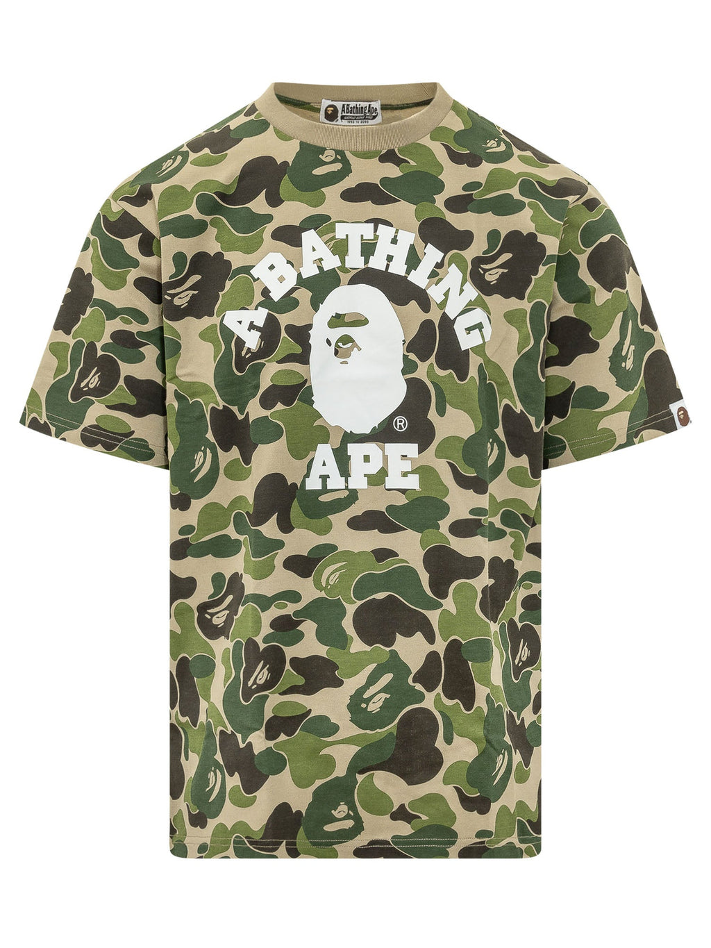 Оригінальна Abc Camo Logo Print T-Shirt A bathing ape – боковий вид