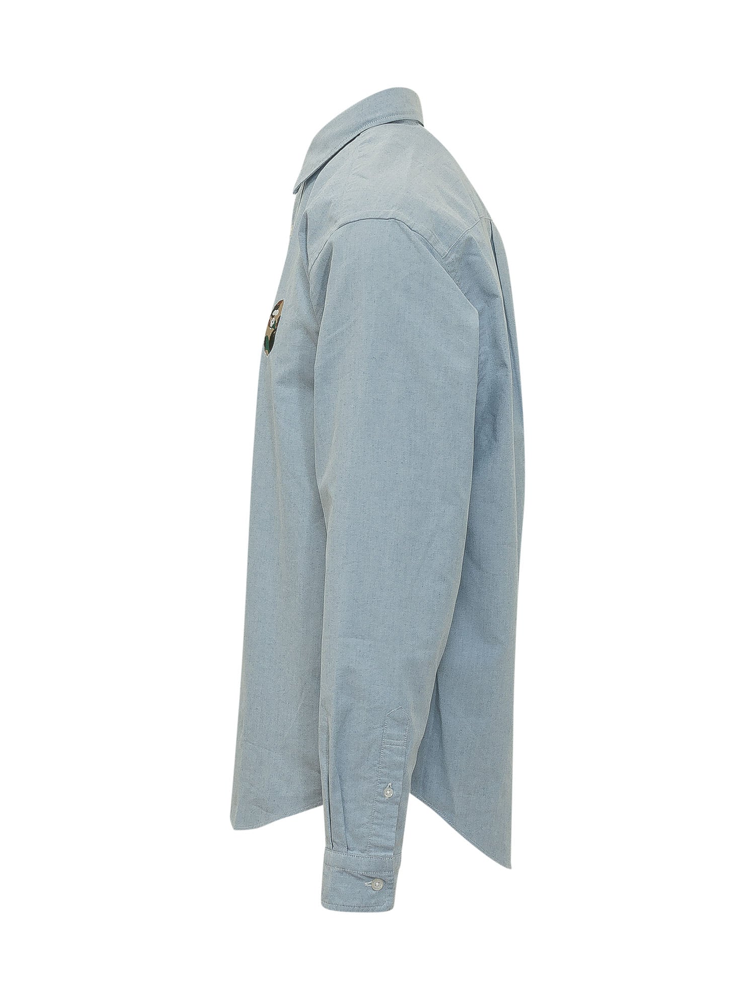 Shirt With Buttons And Embroidered Logo A bathing ape оригінал – Купити в Україні – детальний вид