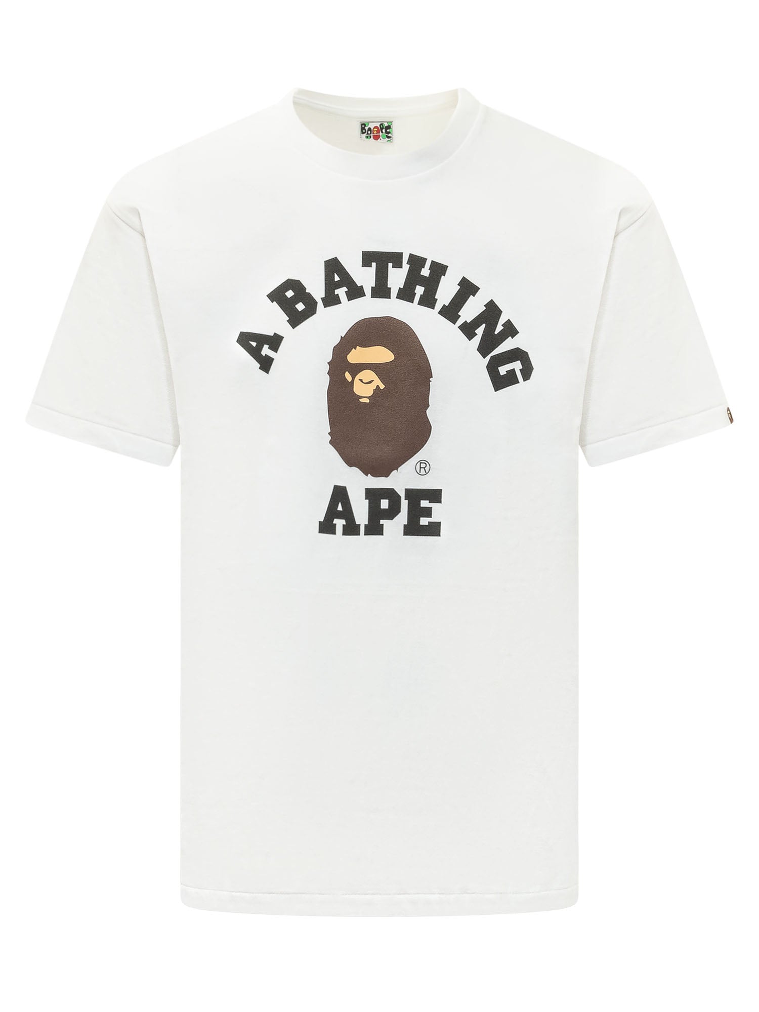 T-Shirt With Front Graphic Print A bathing ape оригінал – Купити в Україні – боковий вид