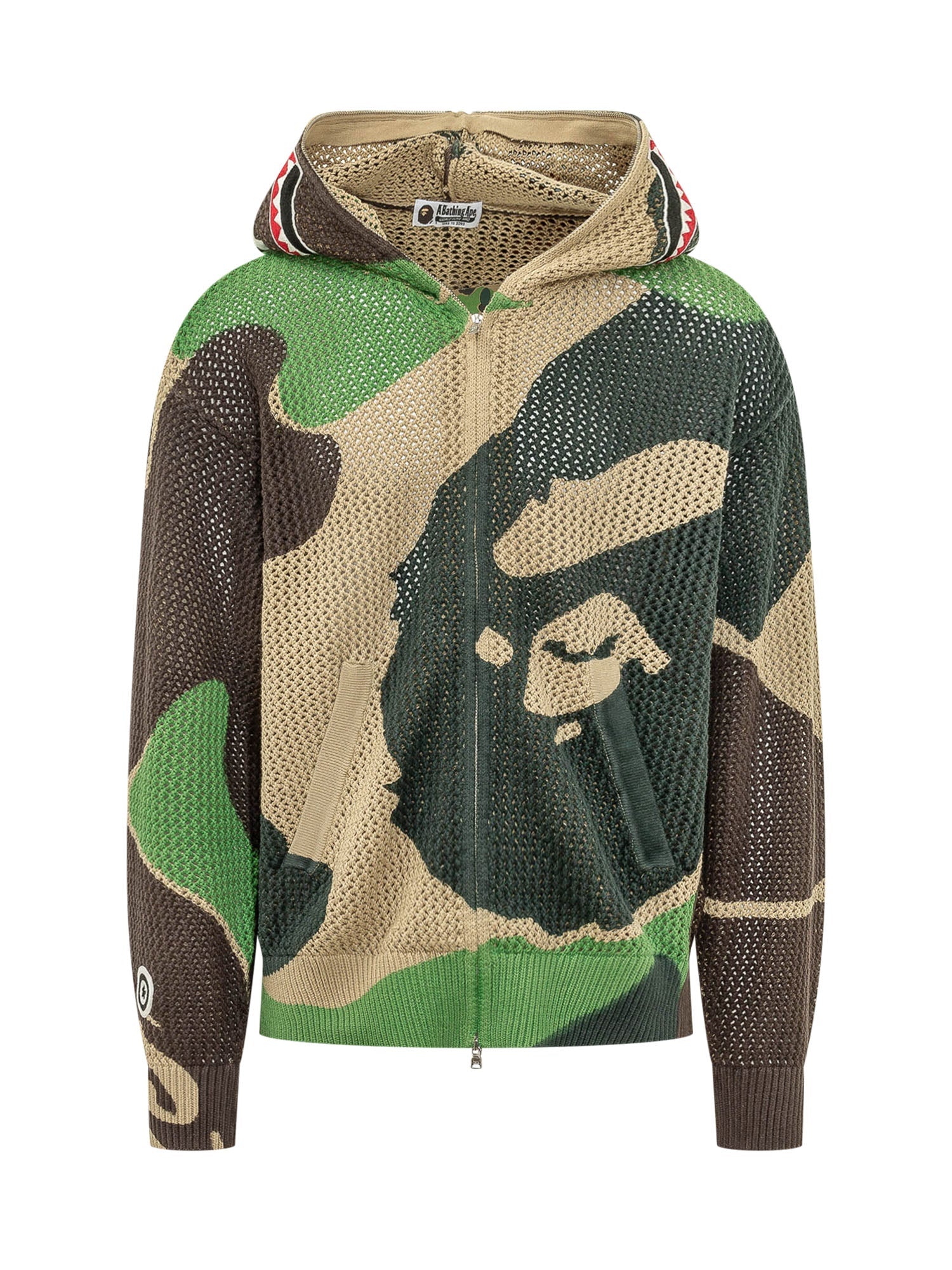 Оригінальна Fully Zip Abc Camo Hoodie A bathing ape – боковий вид