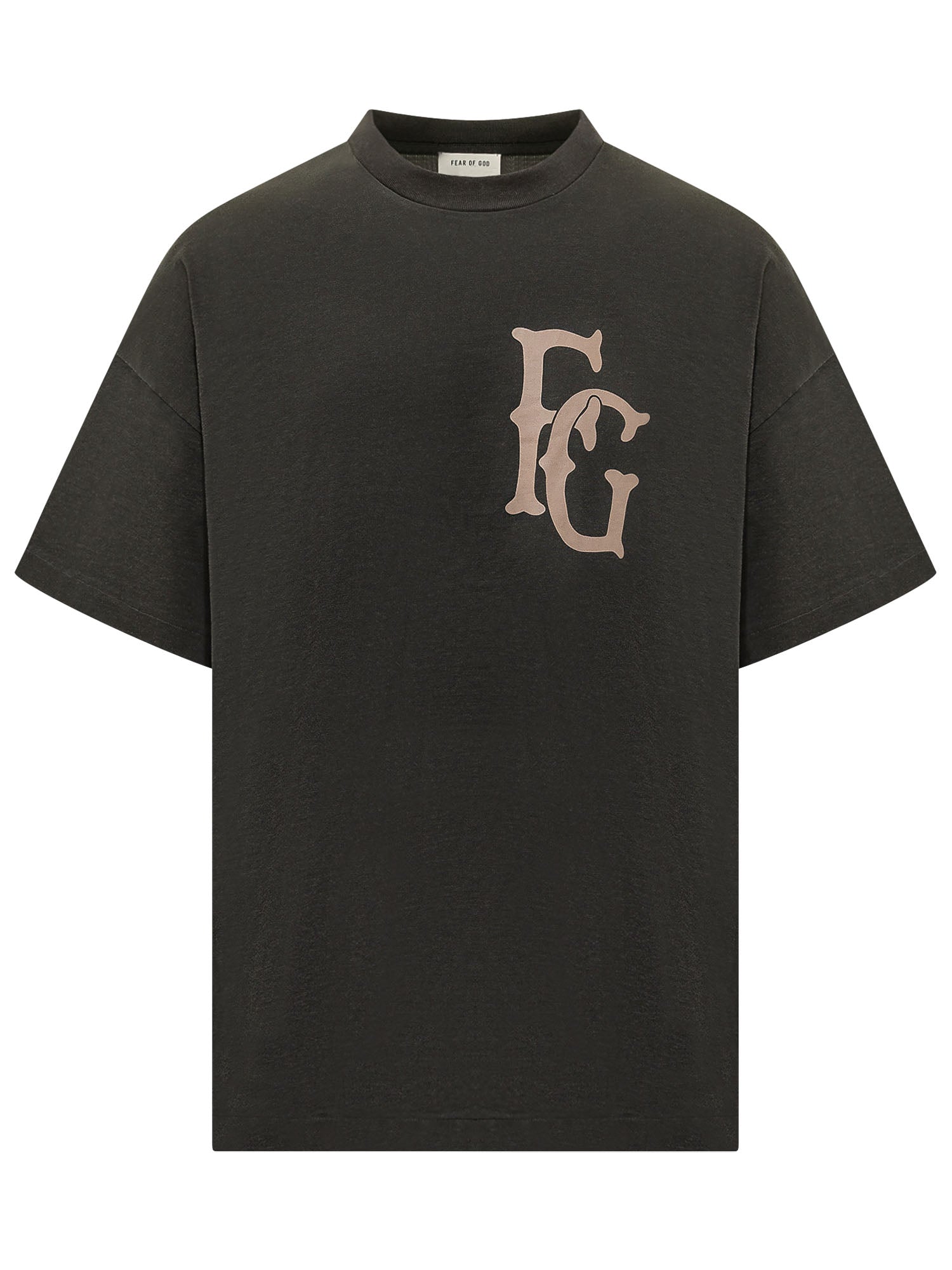 Short Sleeve T-Shirt With Front Logo Print Fear of god – Гарантія оригінальності – боковий вид