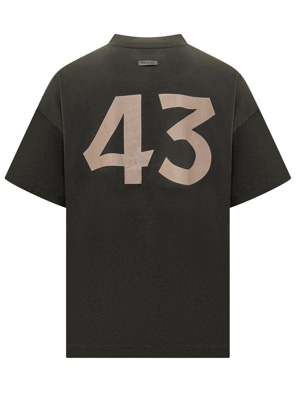 Short Sleeve T-Shirt With Front Logo Print Fear of god – Гарантія оригінальності – вид ззаду
