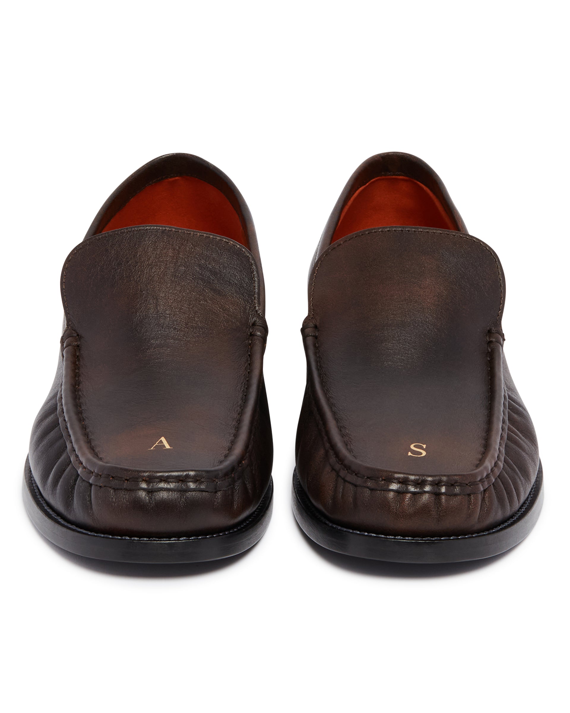 Brown Loafers With Initials Acne studios оригінал – Купити в Україні – збільшений вид