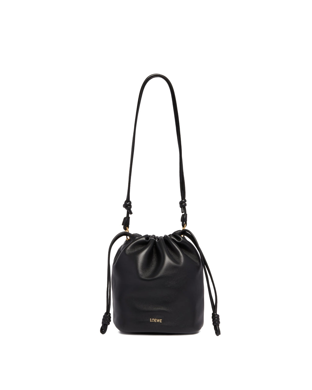 Black Flamenco Basket Purse Loewe – Гарантія оригінальності – боковий вид