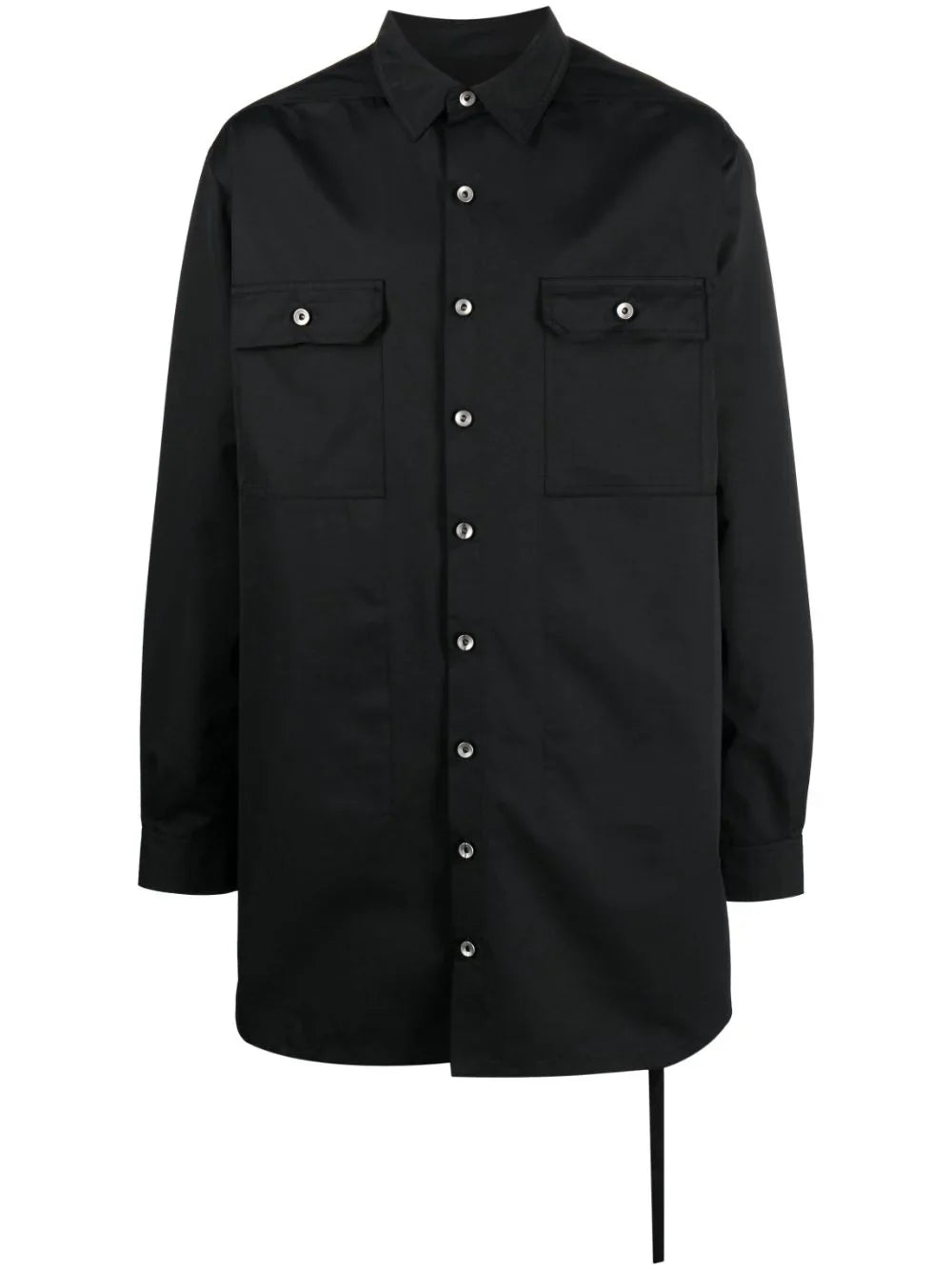 Cotton Shirt Jacket Rick owens оригінал – Купити в Україні – боковий вид