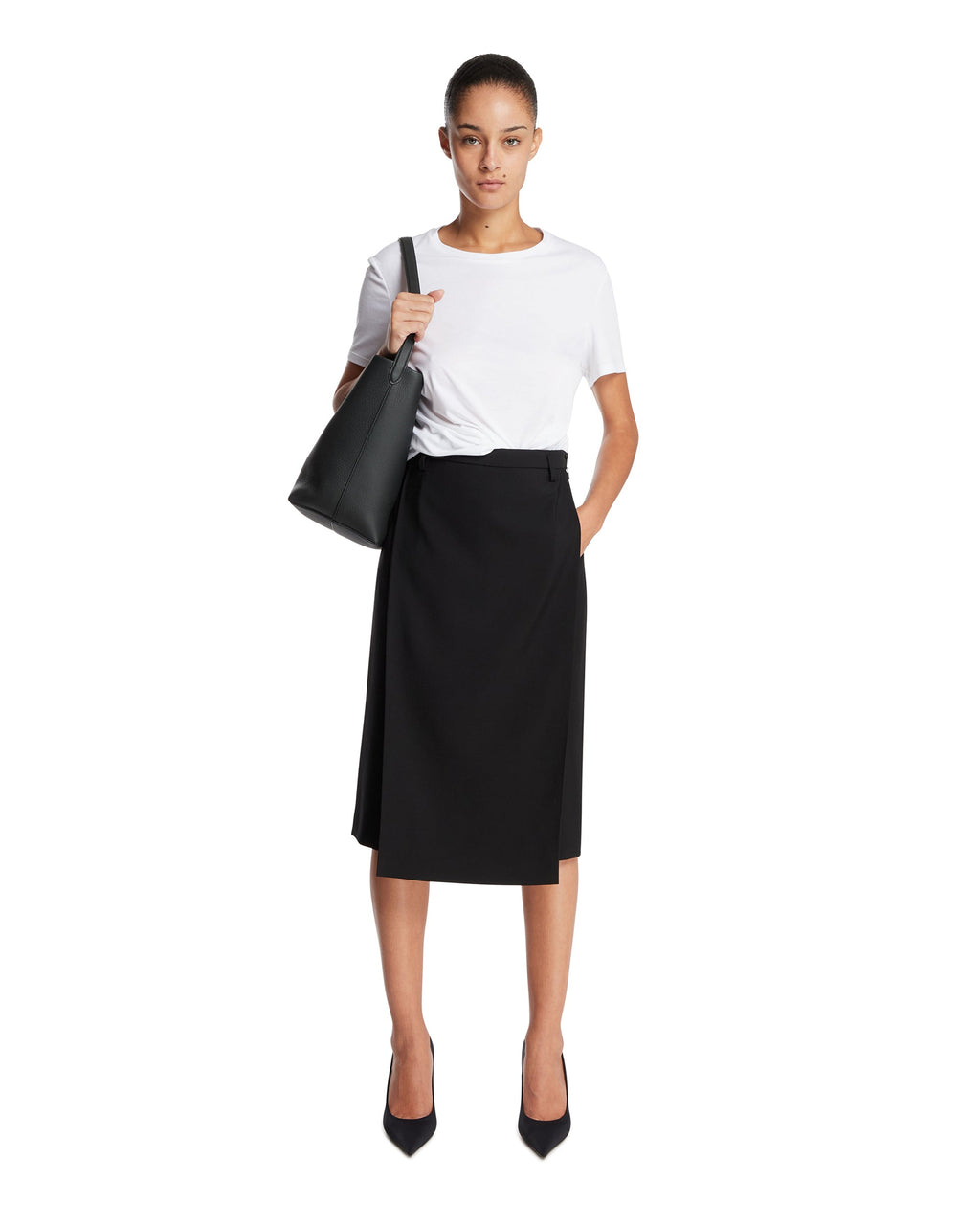 White Wesler T-Shirt The row – Гарантія оригінальності – детальний вид