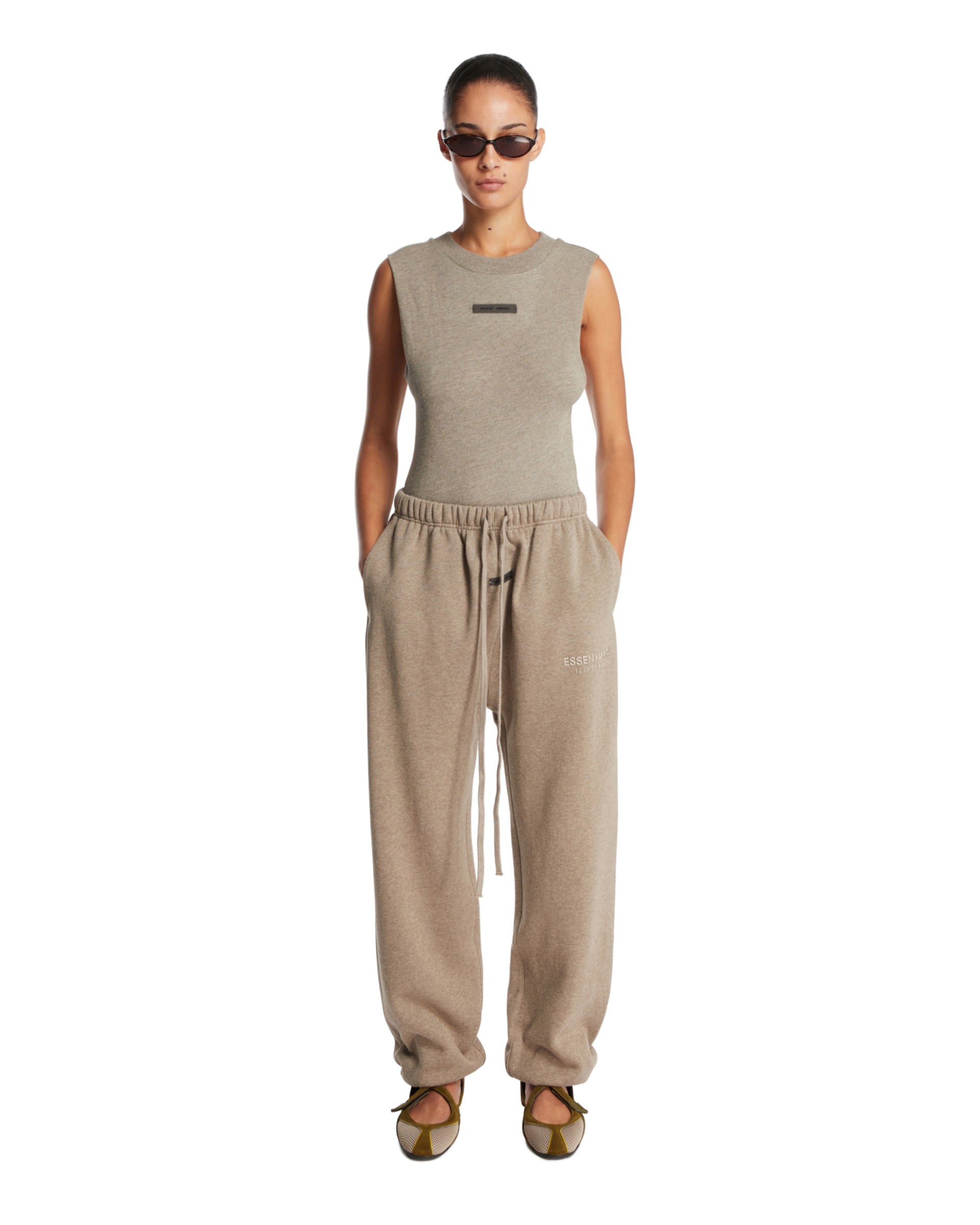 Dark Beige Cotton Top - FEAR OF GOD