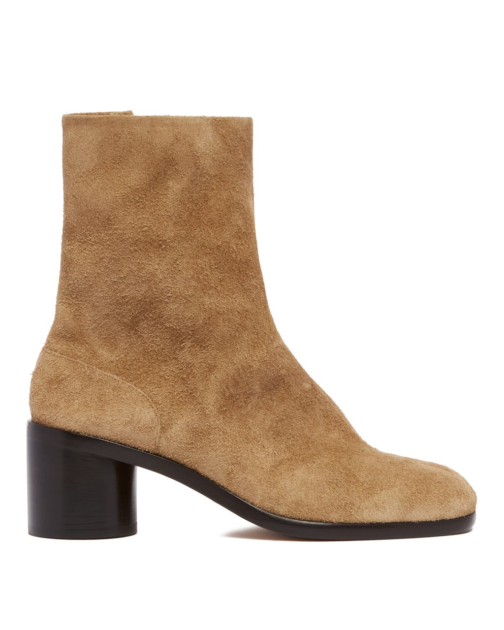 Beige Suede Tabi Ankle Boots Maison margiela – Гарантія оригінальності – боковий вид