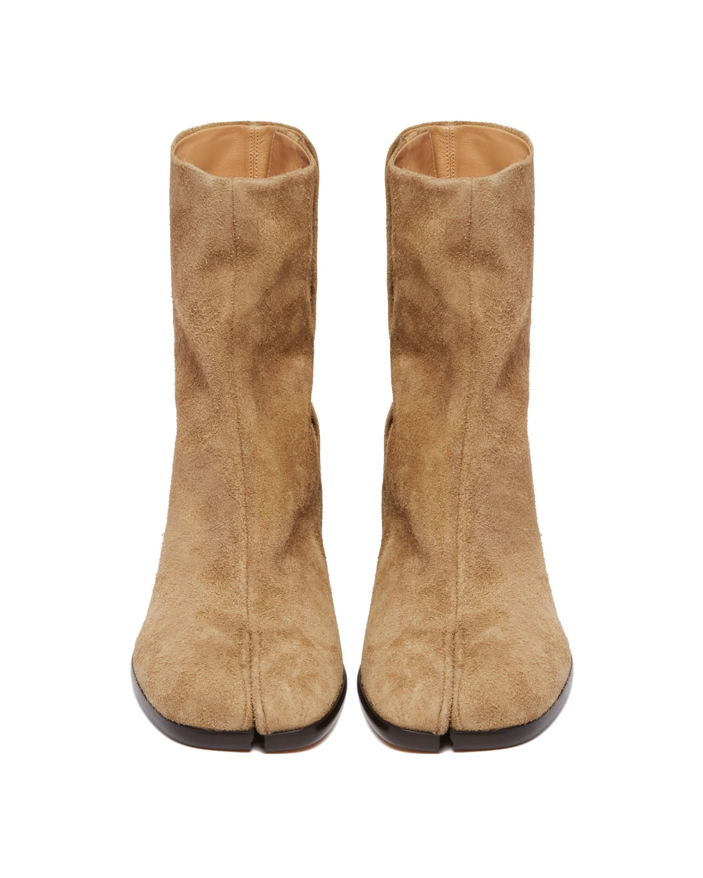 Beige Suede Tabi Ankle Boots Maison margiela – Гарантія оригінальності – збільшений вид