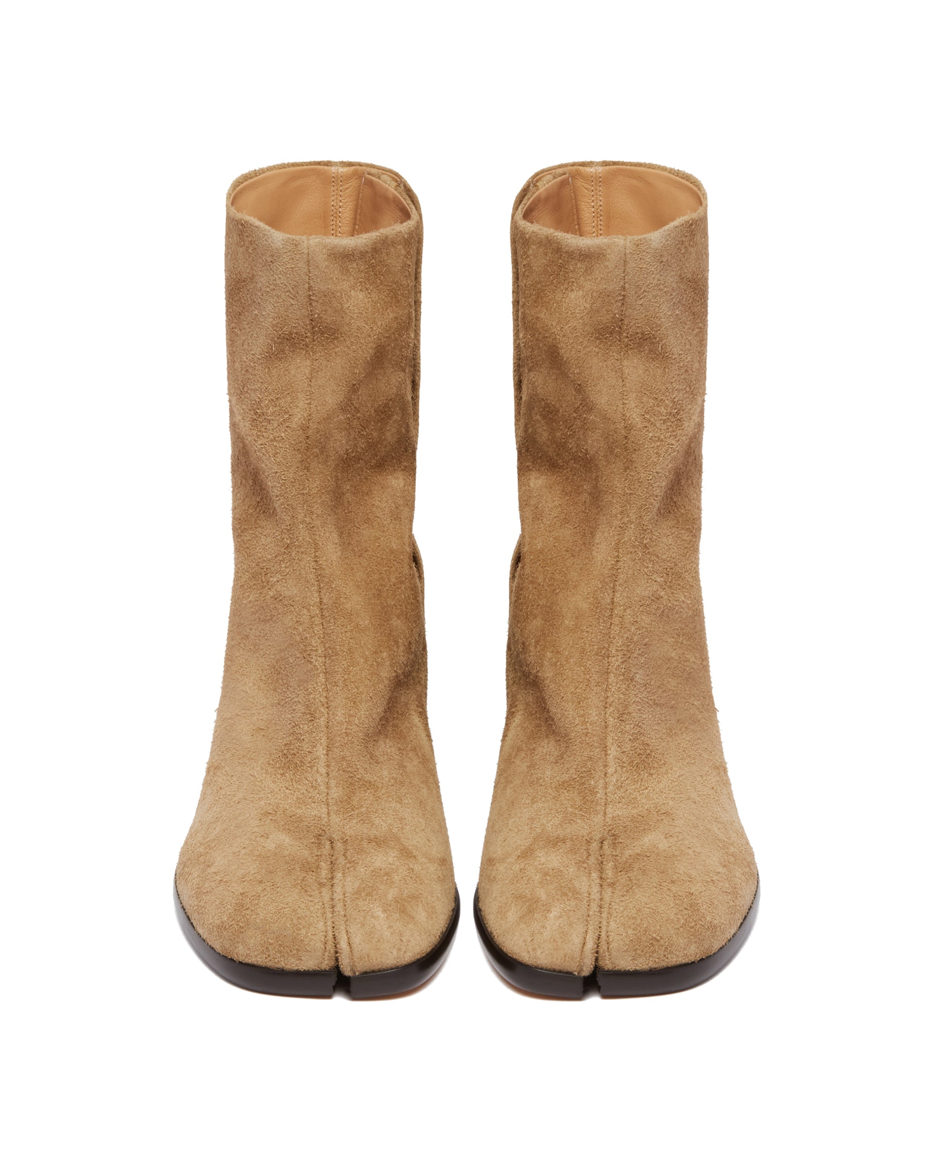 Beige Suede Tabi Ankle Boots Maison margiela – Гарантія оригінальності – збільшений вид
