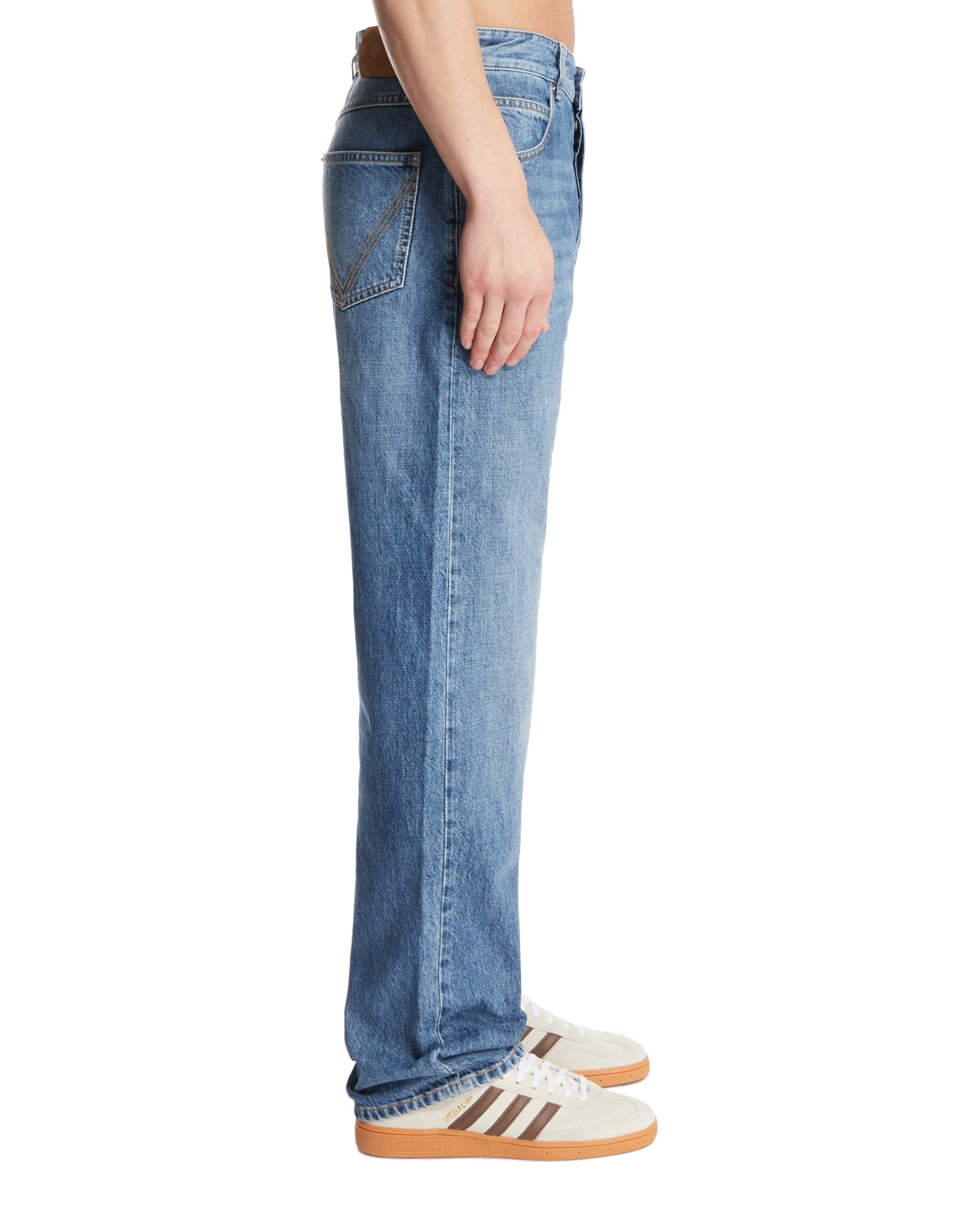 Blue Vintage Straight-Leg Jeans Bottega veneta – Гарантія оригінальності – збільшений вид