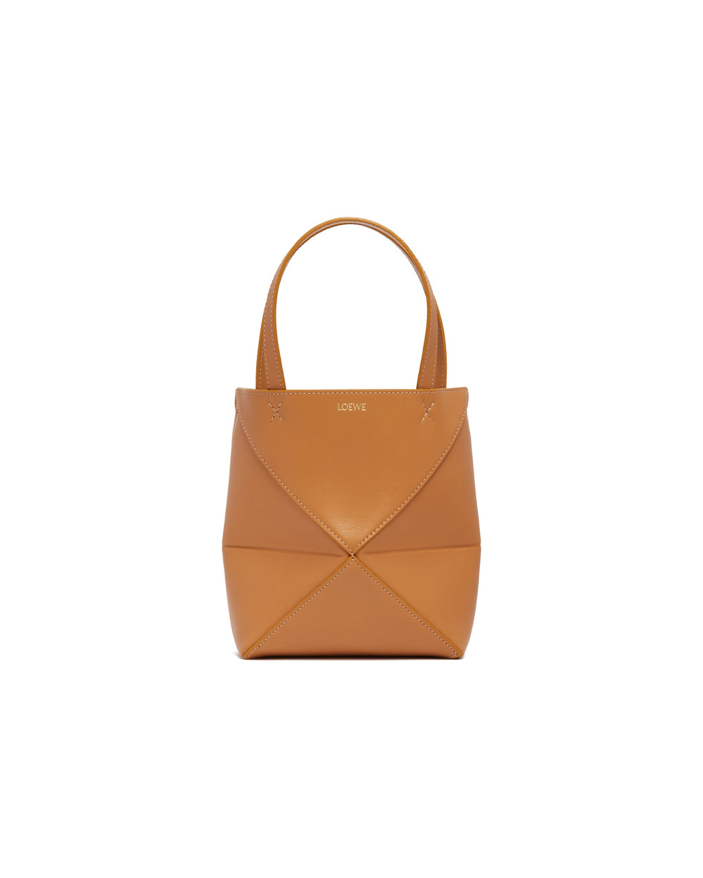 Beige Small Puzzle Fold Tote Loewe – Гарантія оригінальності – вид ззаду