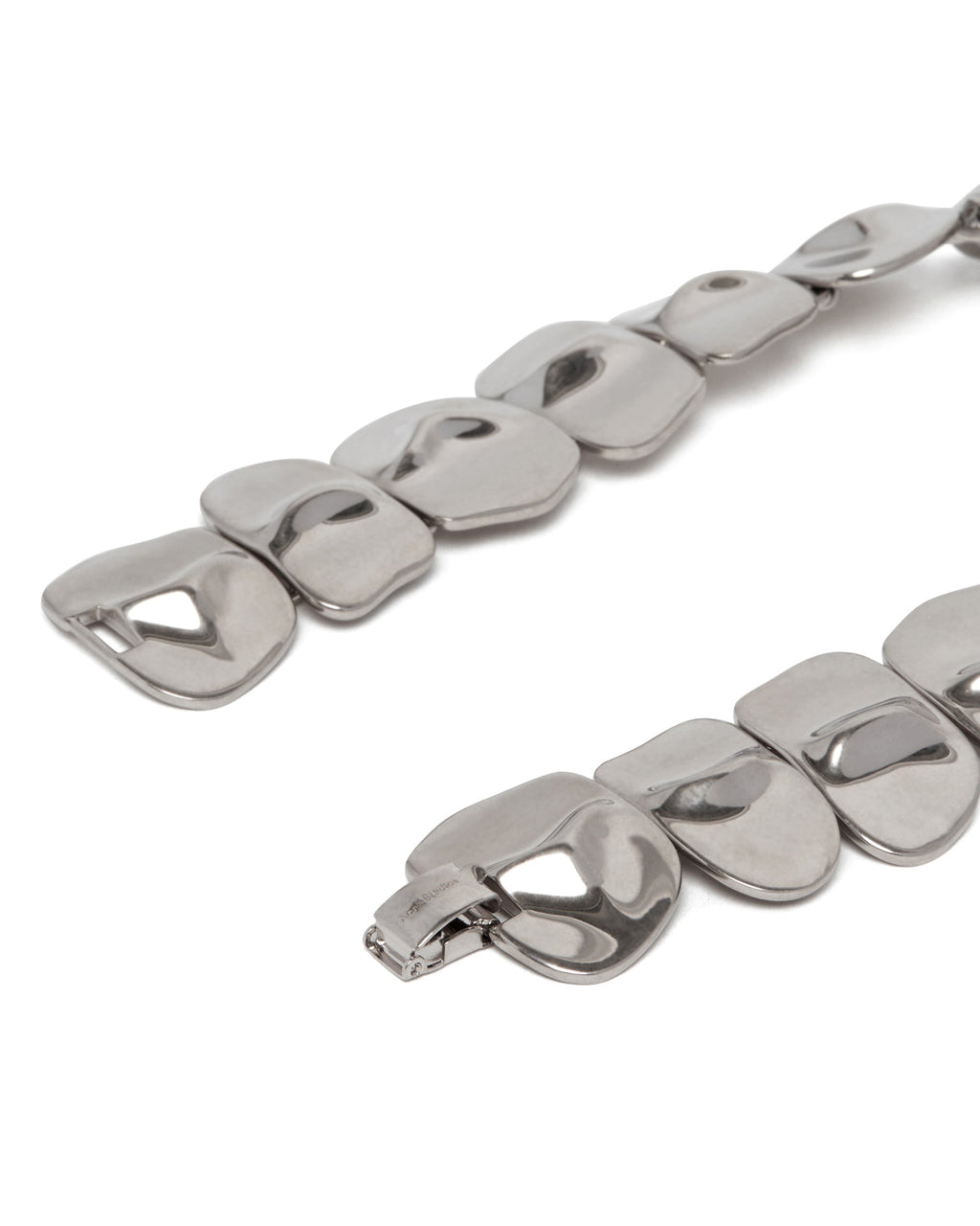 Silver Croco Scale Brass Necklace Acne studios – Гарантія оригінальності – збільшений вид