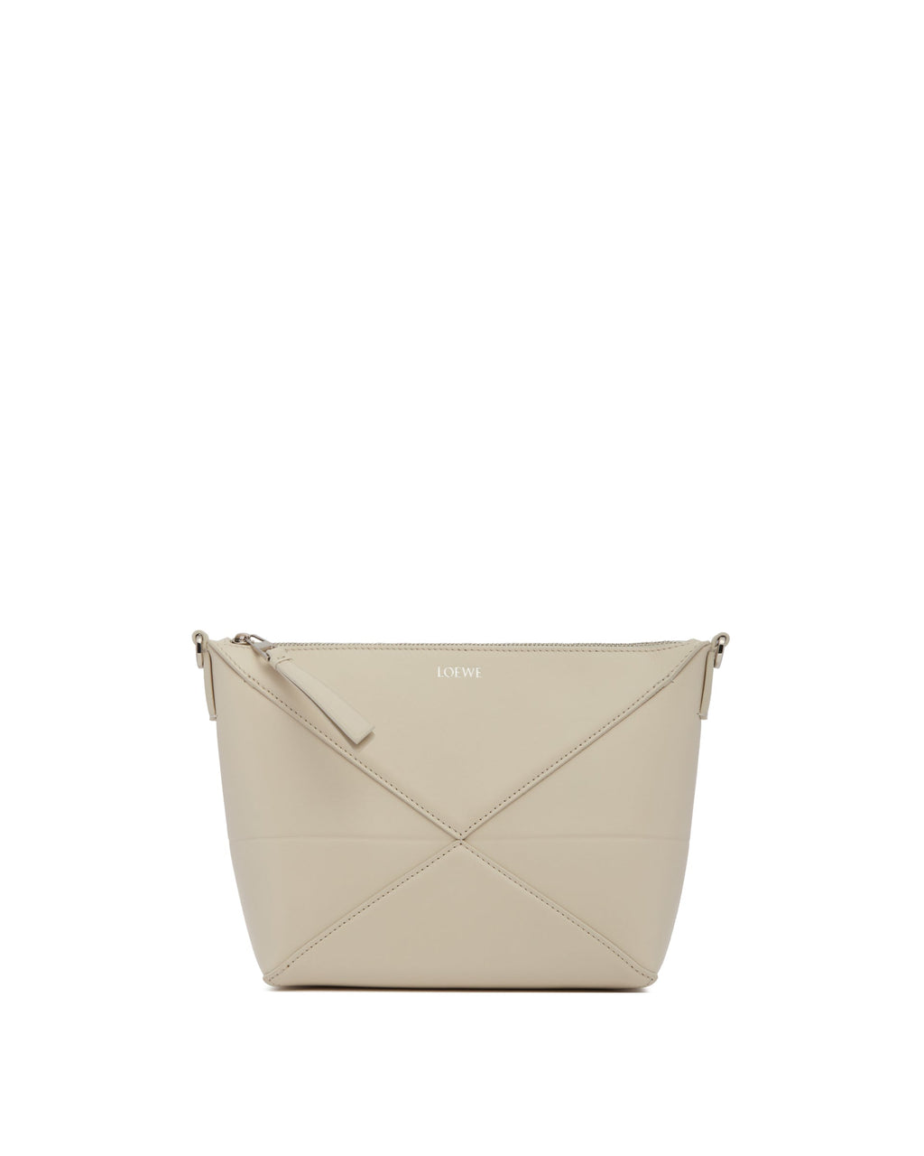 White Puzzle Fold Pouch Loewe – Гарантія оригінальності – боковий вид