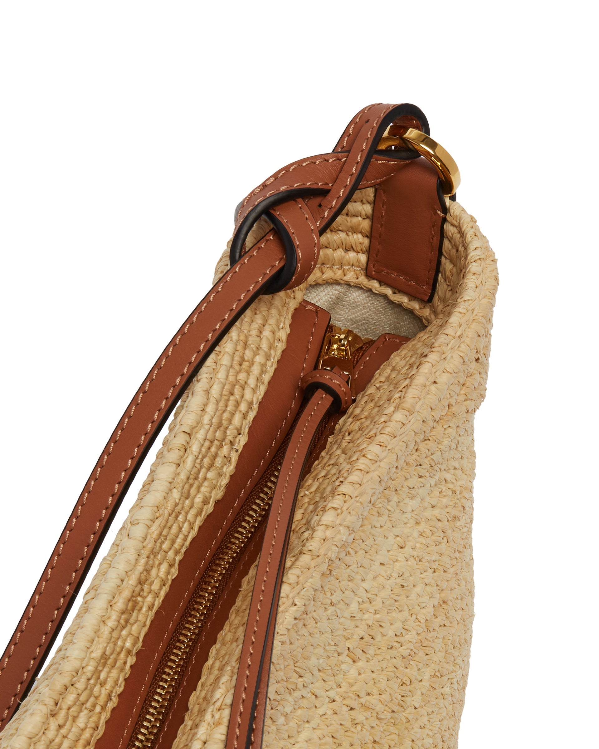 Оригінальна Beige Raffia Shoulder Bag Loewe – збільшений вид