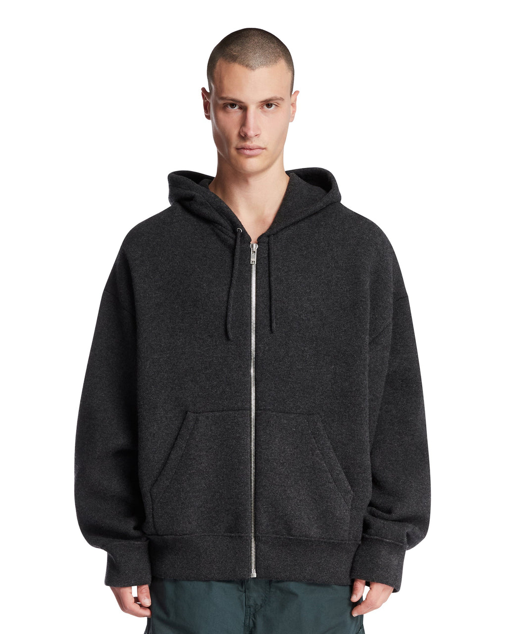 Gray Cashmere Hoodie Bottega veneta оригінал – Купити в Україні – боковий вид