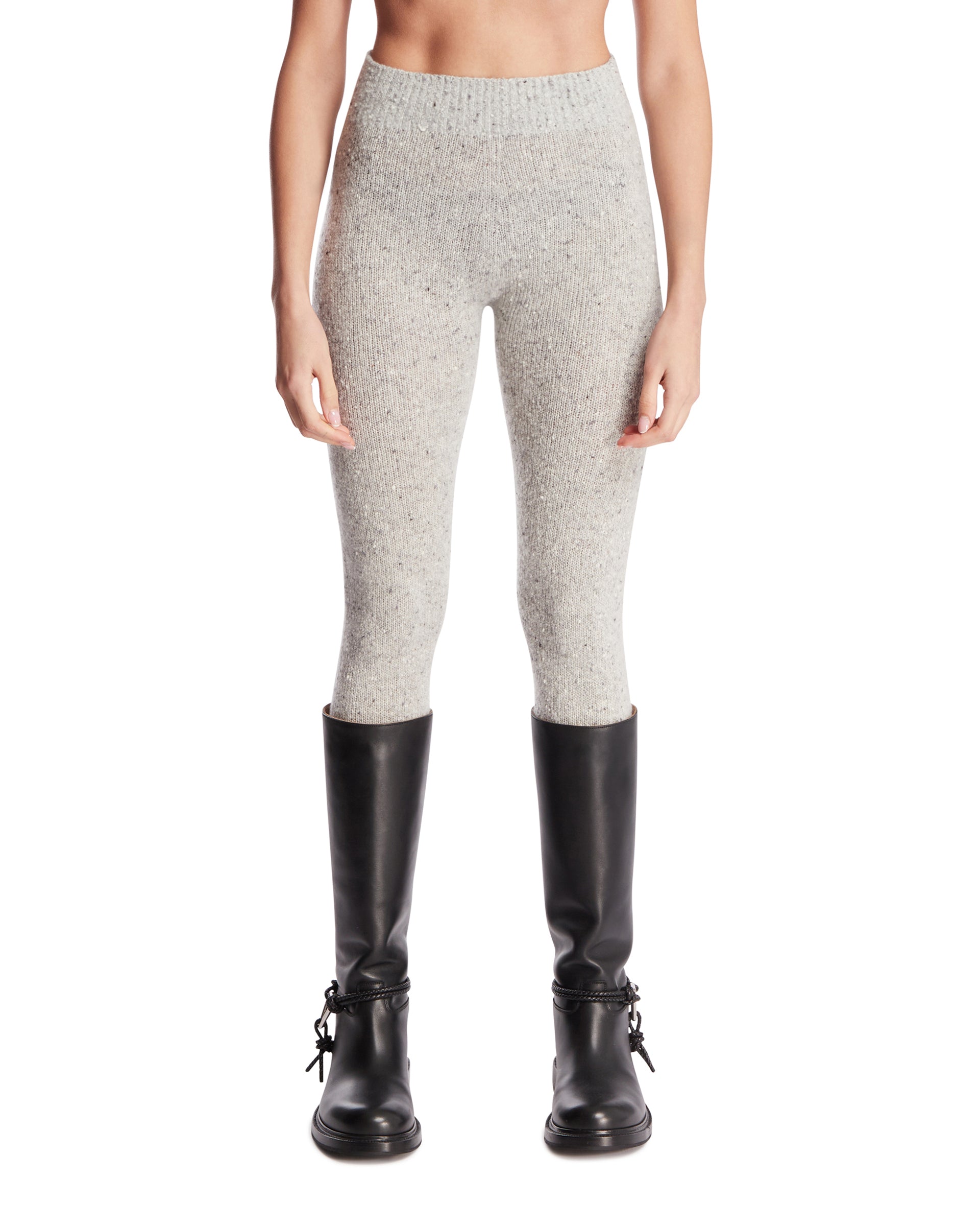 Оригінальна Gray Mumuka Cashmere Leggings The row – боковий вид