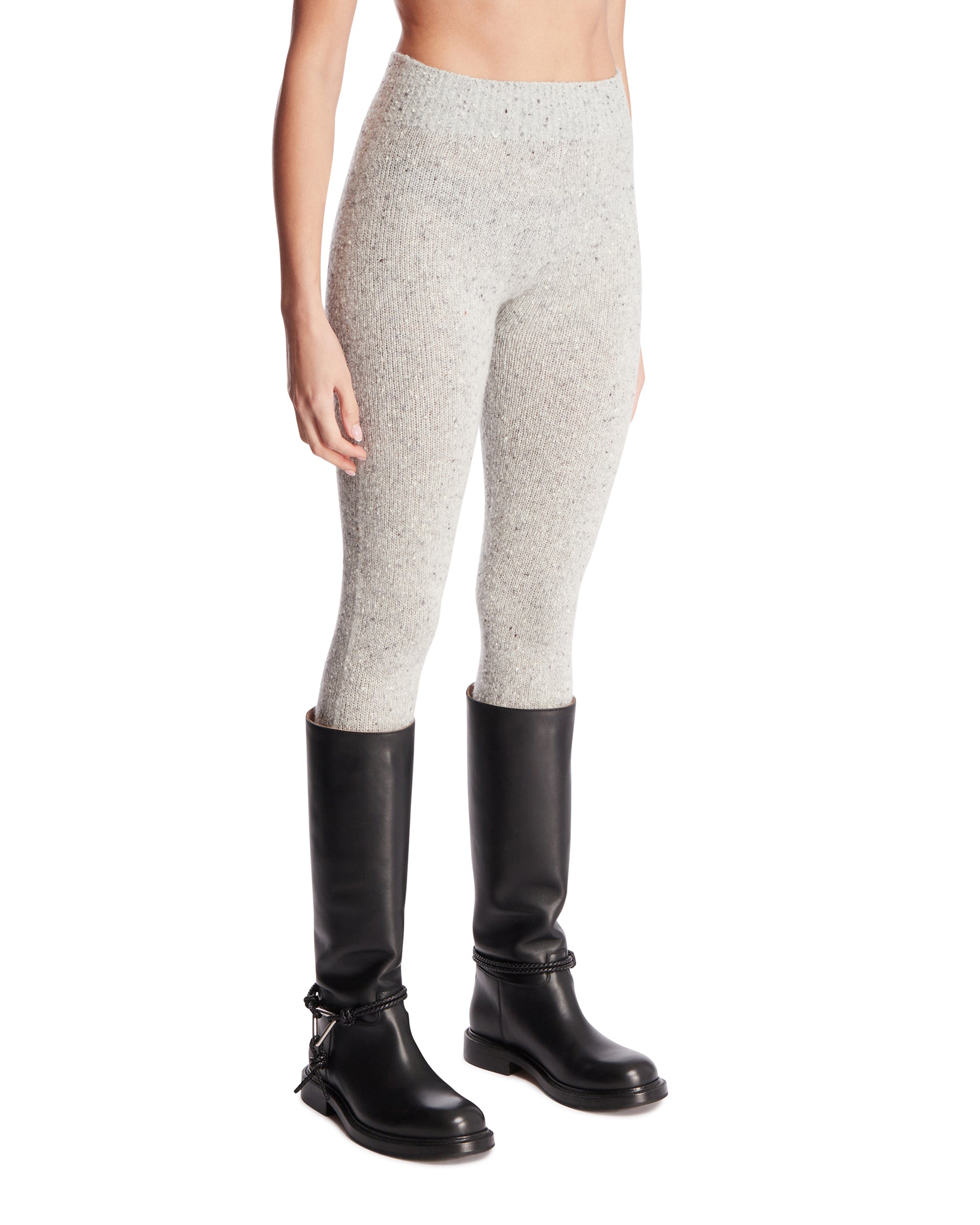 Оригінальна Gray Mumuka Cashmere Leggings The row – вид ззаду