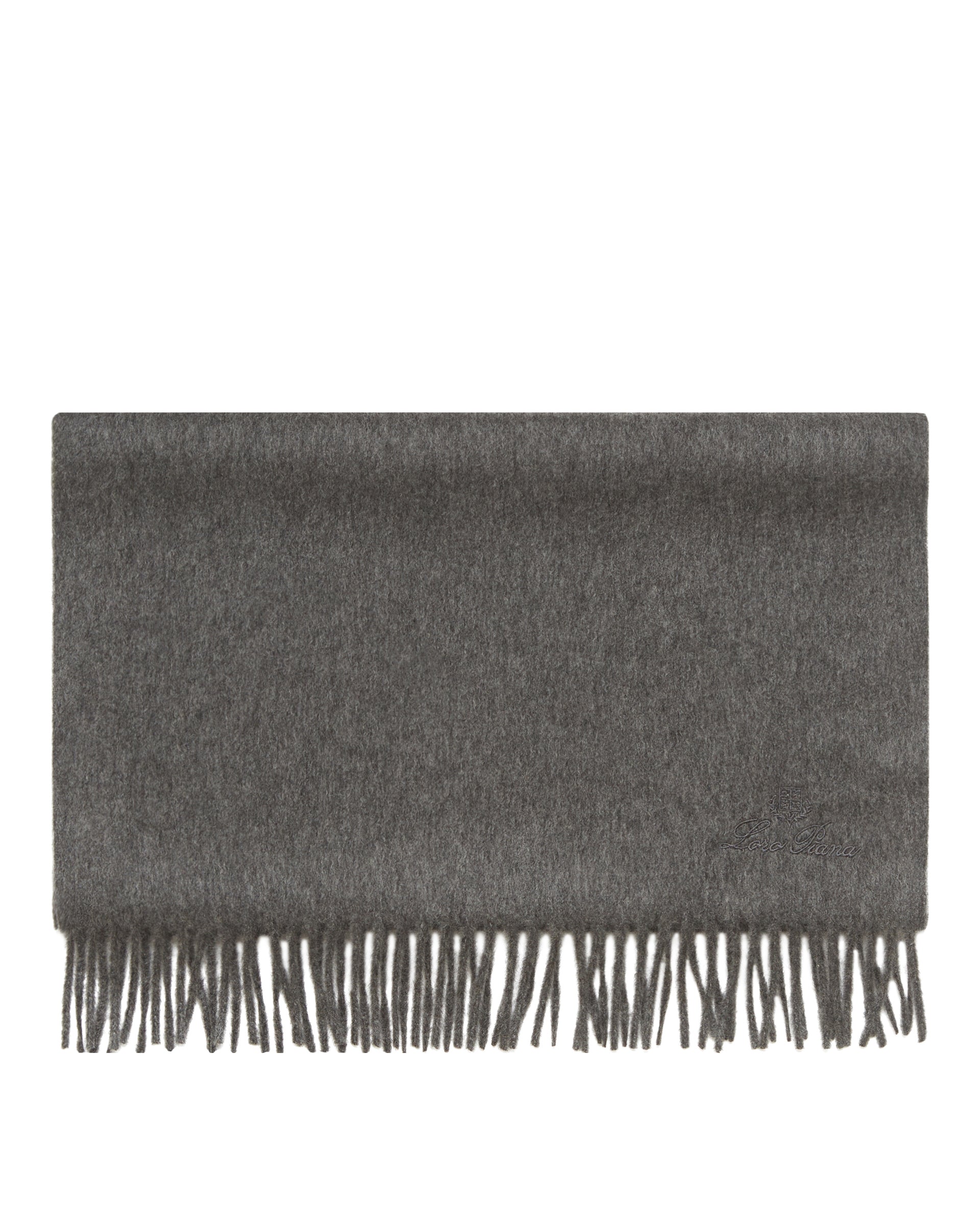 Gray Cashmere Scarf - LORO PIANA