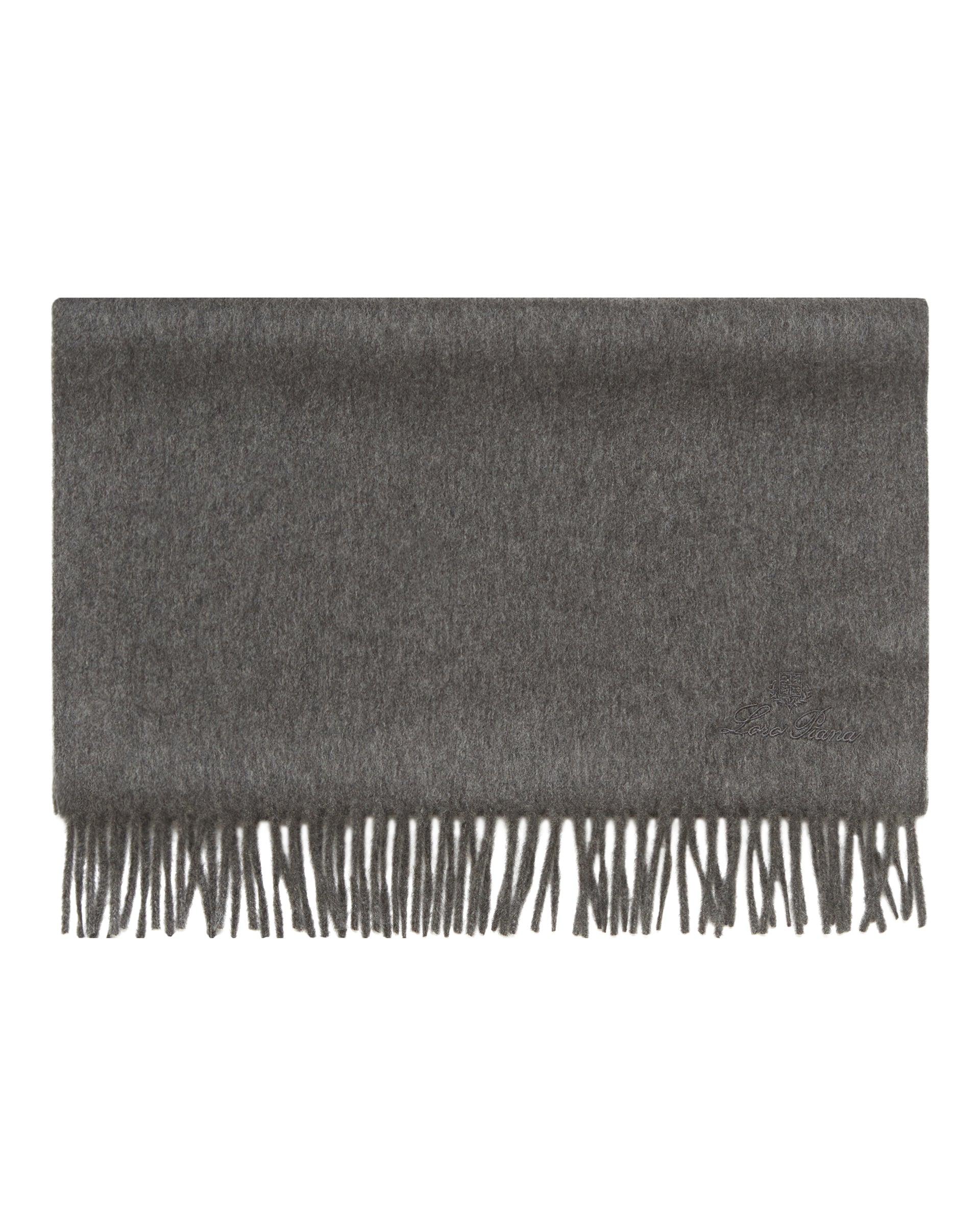 Gray Cashmere Scarf - LORO PIANA