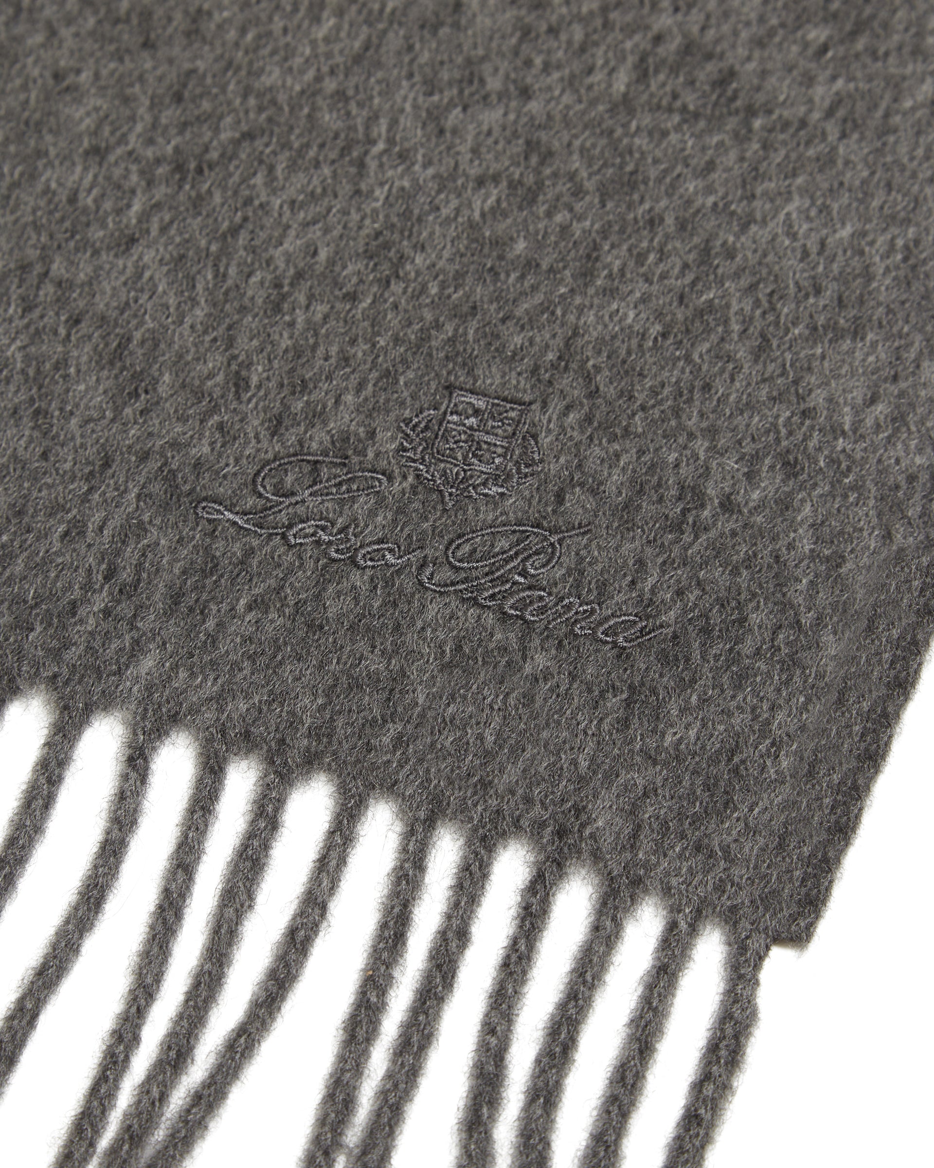 Gray Cashmere Scarf - LORO PIANA