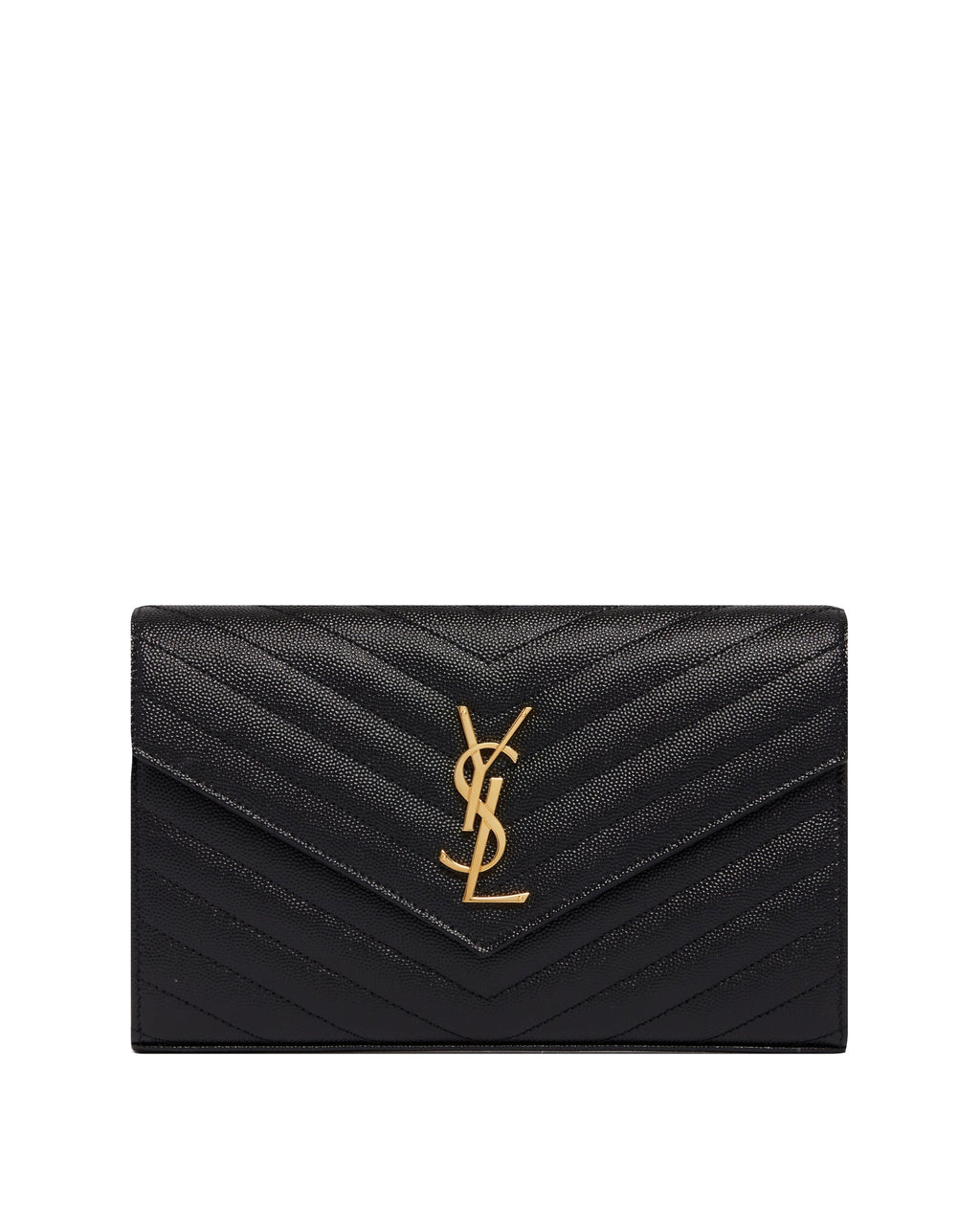 Оригінальна Black Cassandre Chain Wallet Saint laurent – боковий вид