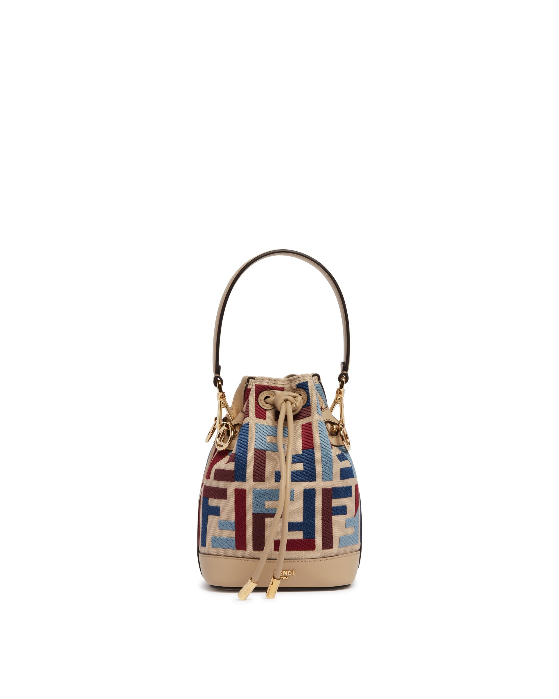Beige Mon Tresor Mini Bag Fendi оригінал – Купити в Україні – боковий вид