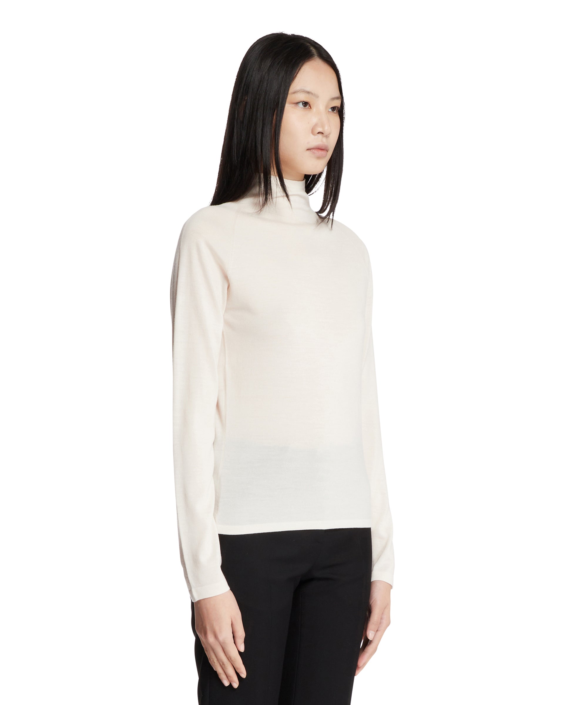 White Turtleneck Sweater The row оригінал – Купити в Україні – вид ззаду